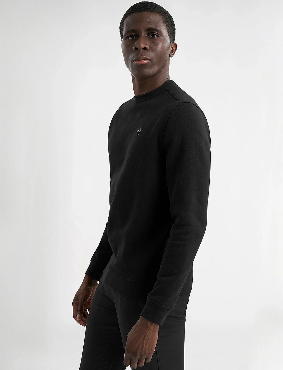 Calvin Klein Golf - PLANET CREW SWEATSHIRT - oberteile - black - 5