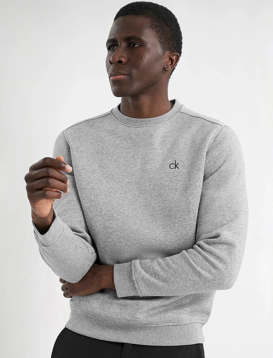 Calvin Klein Golf - PLANET CREW SWEATSHIRT - overdele - greymarl - 0