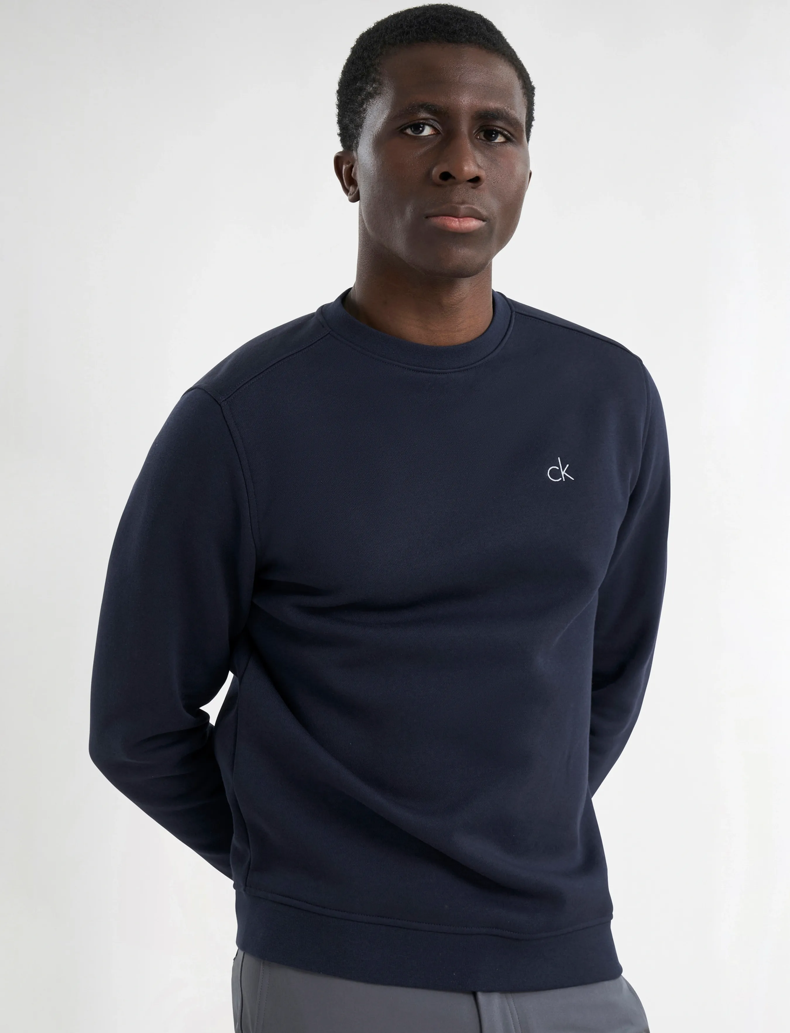 Calvin Klein Golf PLANET CREW SWEATSHIRT - Calvin Klein Golf - NAVY / navy