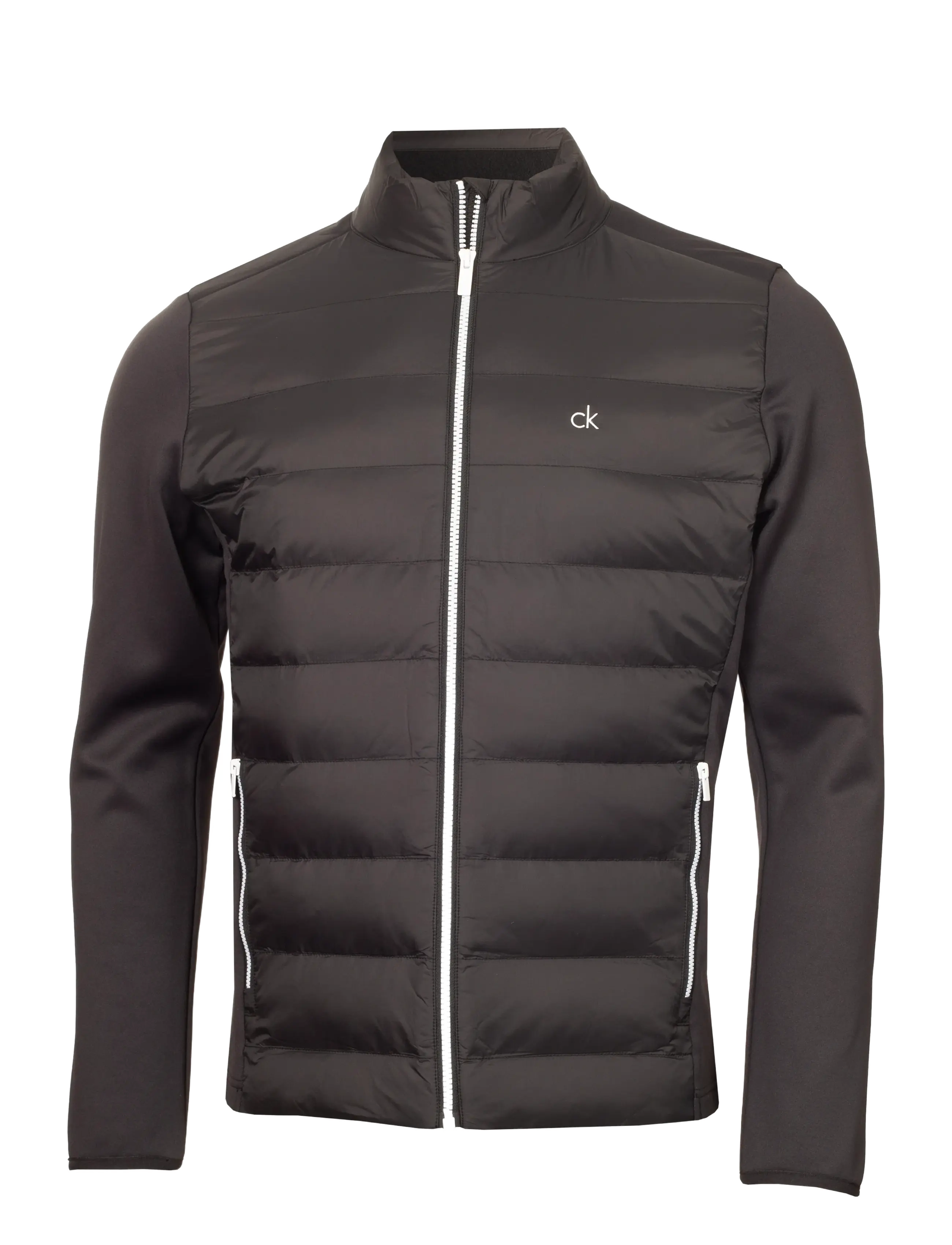 Calvin Klein Golf MAPLEWOOD HYBRID JACKET - Golfjackor - BLK-WHT / black