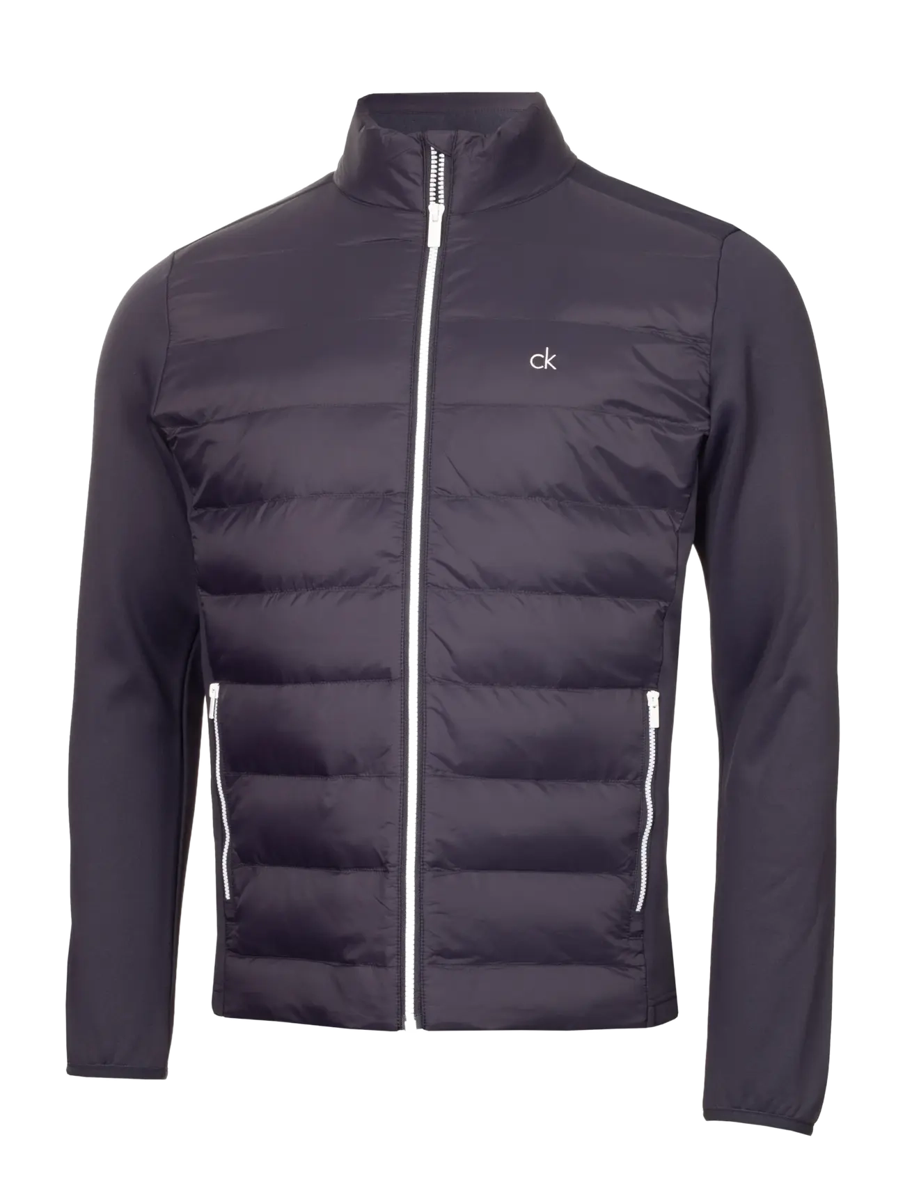 Calvin Klein Golf MAPLEWOOD HYBRID JACKET - Riided - NVY-WHT / navy