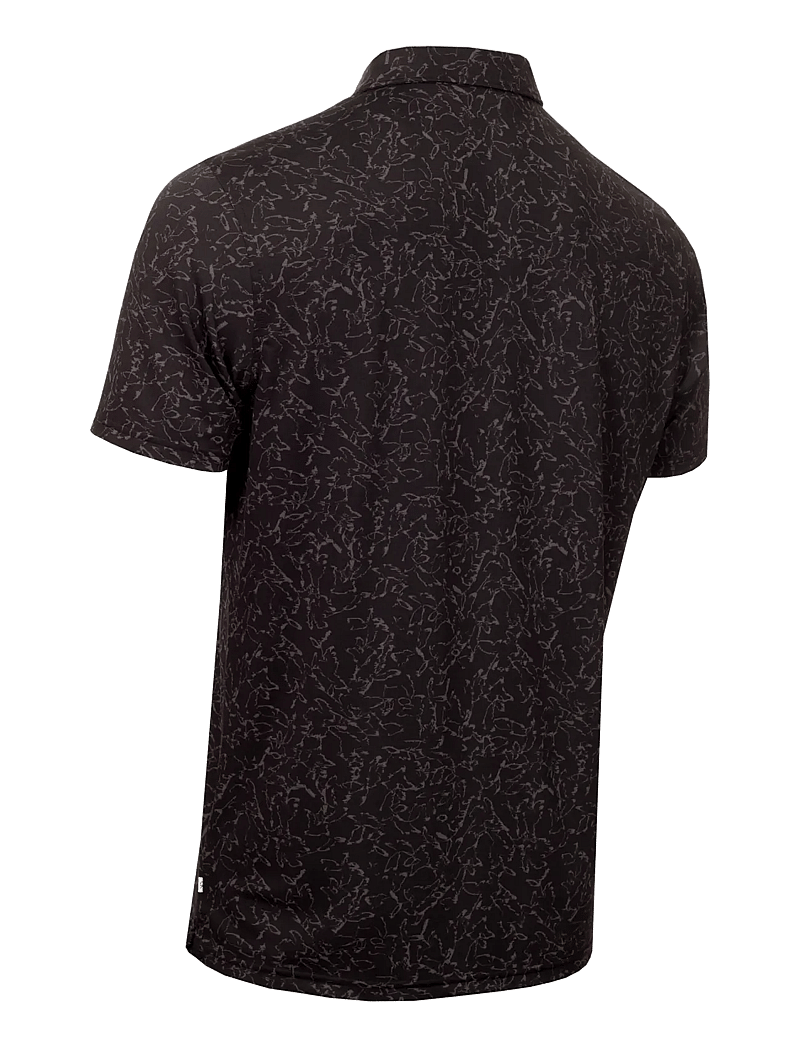 Calvin Klein Golf - SPRINGS PRINTED POLO - toppe & t-shirts - blk - 1