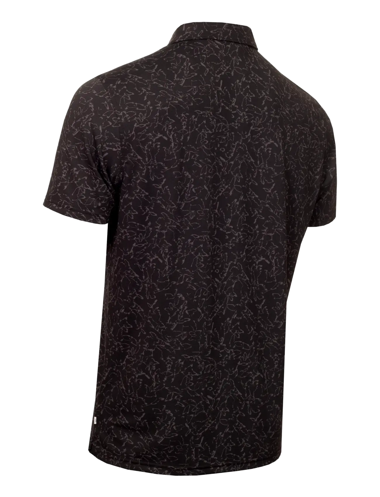 Calvin Klein Golf - SPRINGS PRINTED POLO - topi un t-krekli - blk - 1