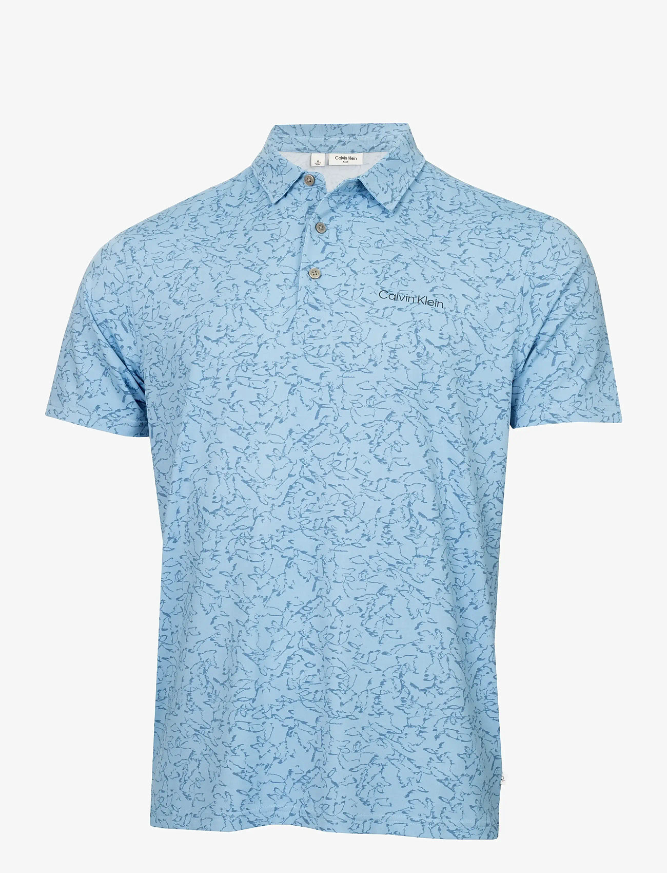 Calvin Klein Golf - SPRINGS PRINTED POLO - polos - dstblu - 0