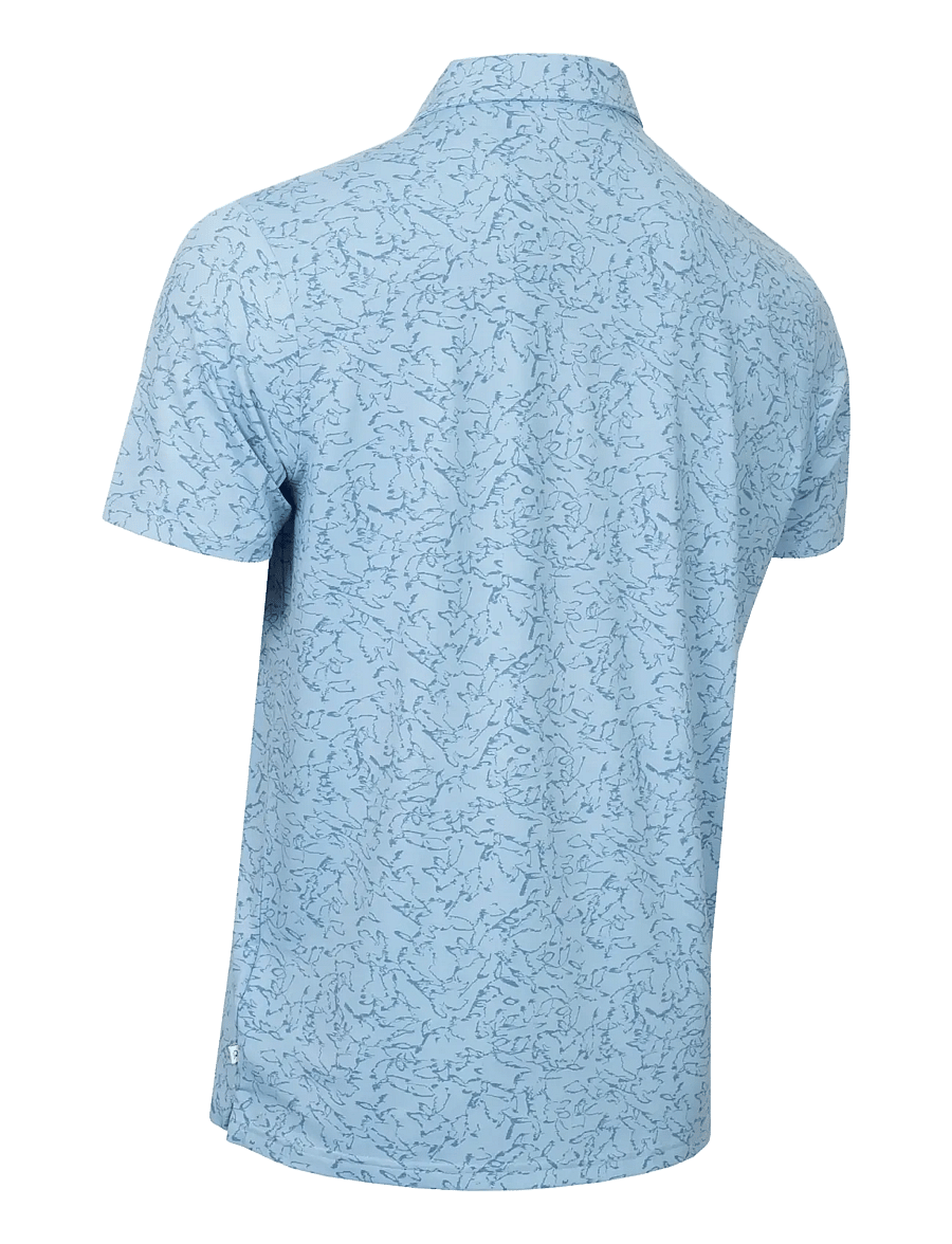 Calvin Klein Golf - SPRINGS PRINTED POLO - toppe & t-shirts - dstblu - 1