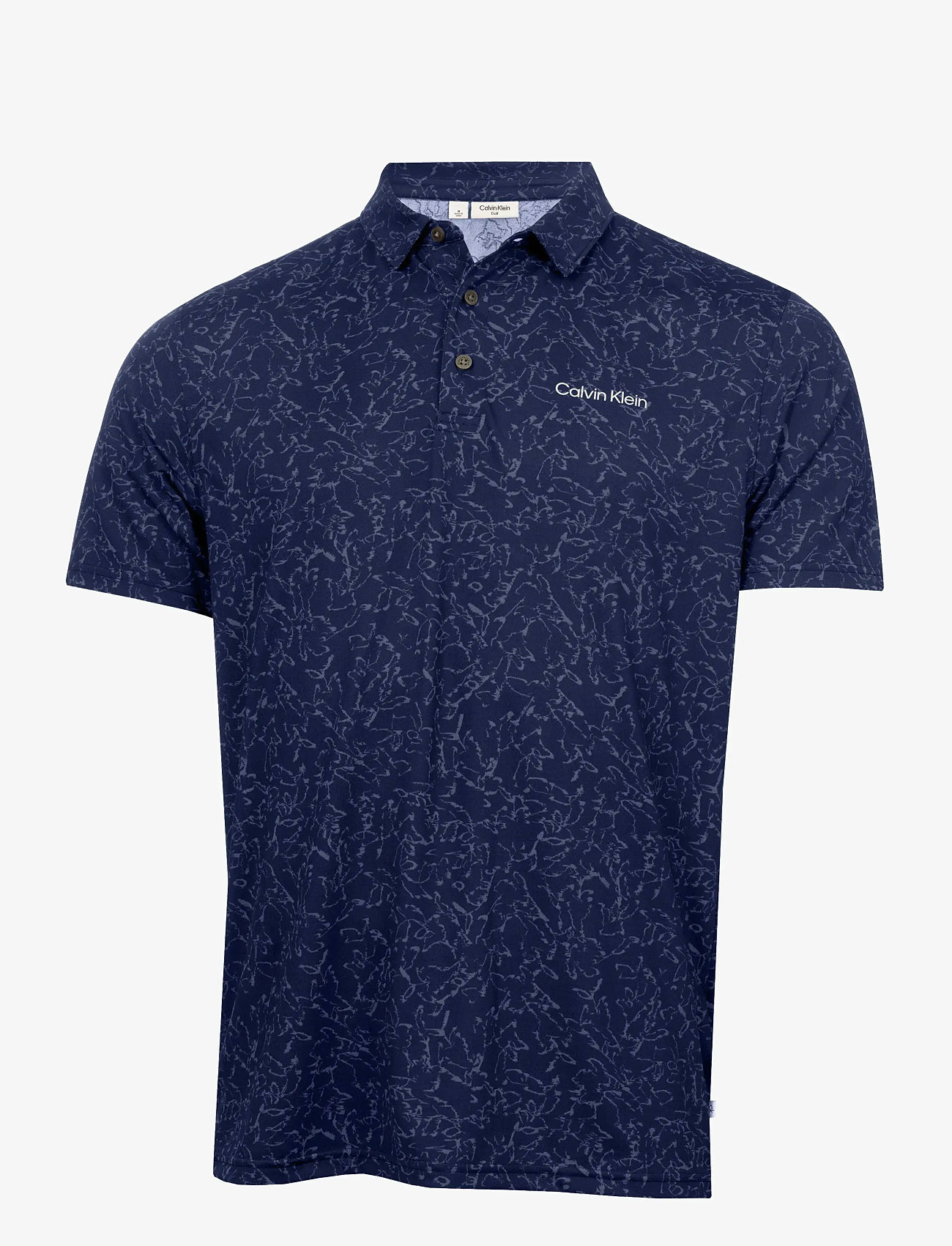 Calvin Klein Golf - SPRINGS PRINTED POLO - oberteile & t-shirts - nvy - 0