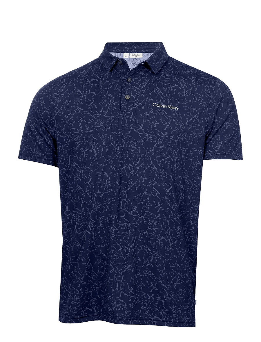 Calvin Klein Golf - SPRINGS PRINTED POLO - topi un t-krekli - nvy - 0