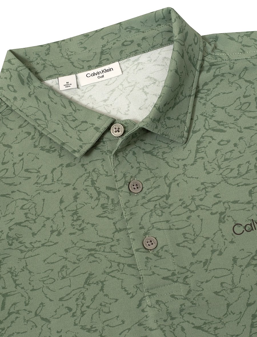 Calvin Klein Golf - SPRINGS PRINTED POLO - palaidinės ir marškinėliai - sge - 2
