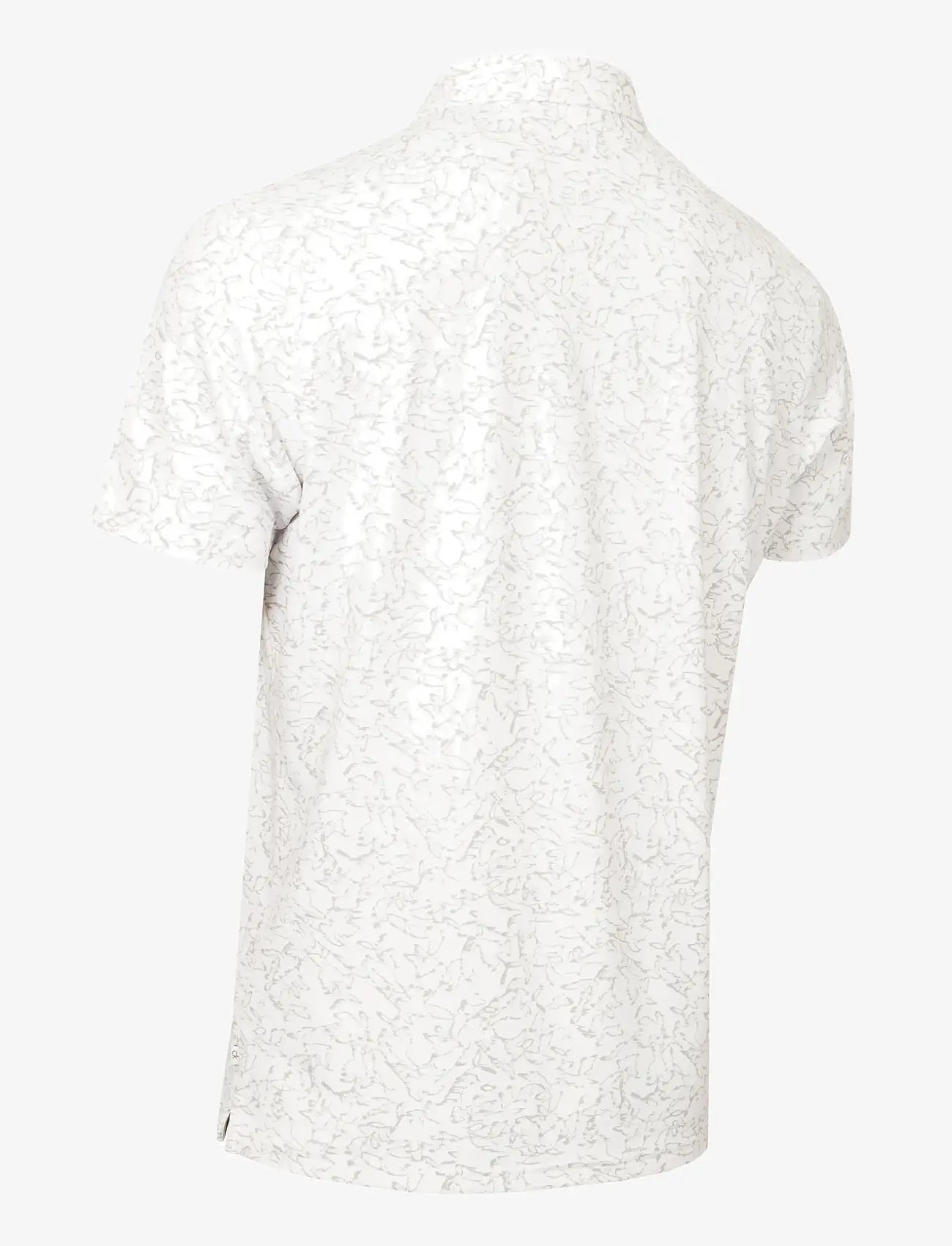 Calvin Klein Golf - SPRINGS PRINTED POLO - oberteile & t-shirts - wht - 1