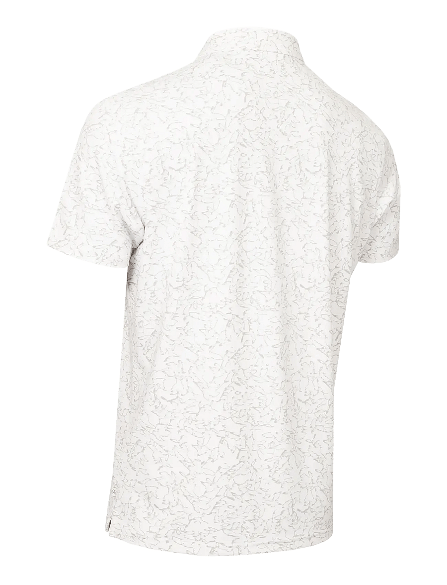 Calvin Klein Golf - SPRINGS PRINTED POLO - oberteile & t-shirts - wht - 1