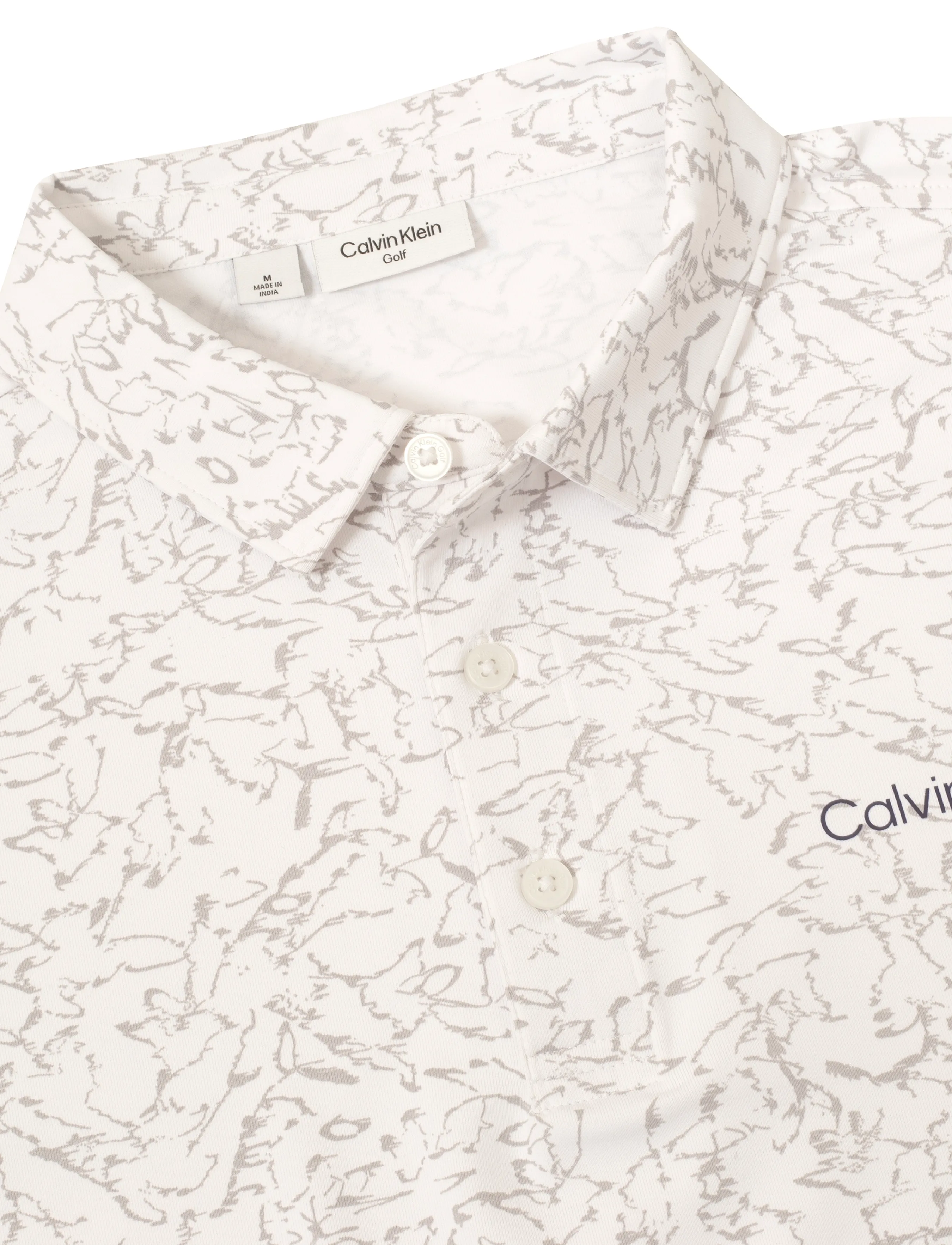 Calvin Klein Golf - SPRINGS PRINTED POLO - polos - wht - 2
