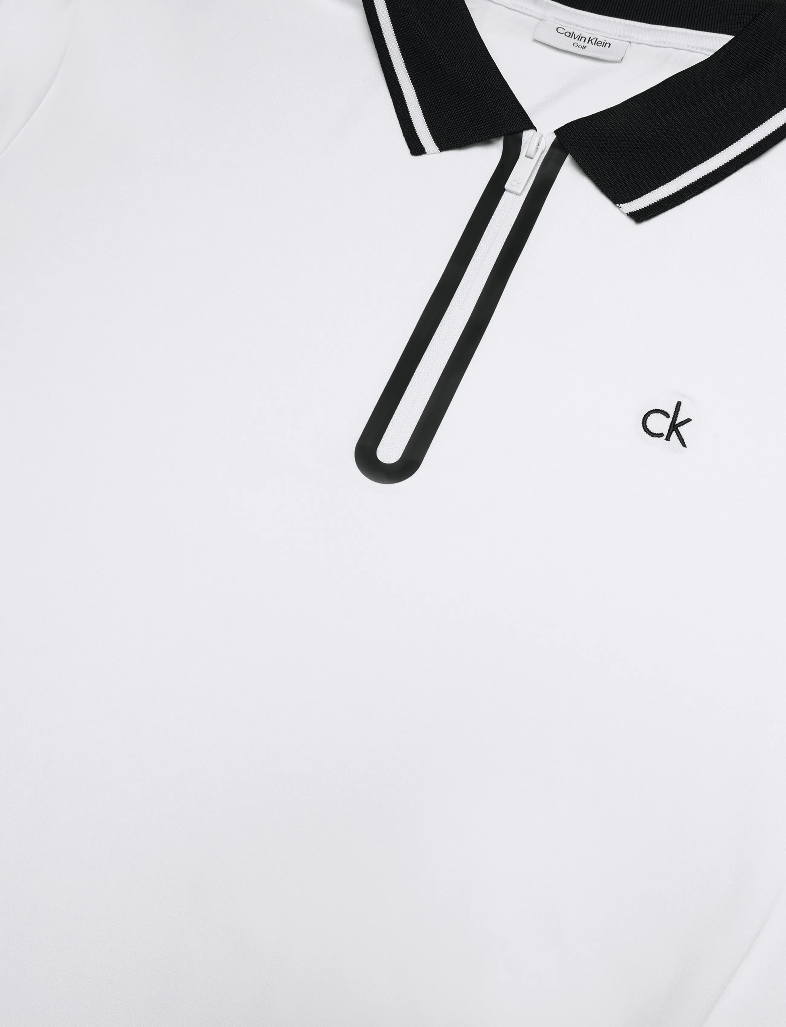 Calvin Klein Golf - WINFIELD ZIP NECK POLO - wht - 2