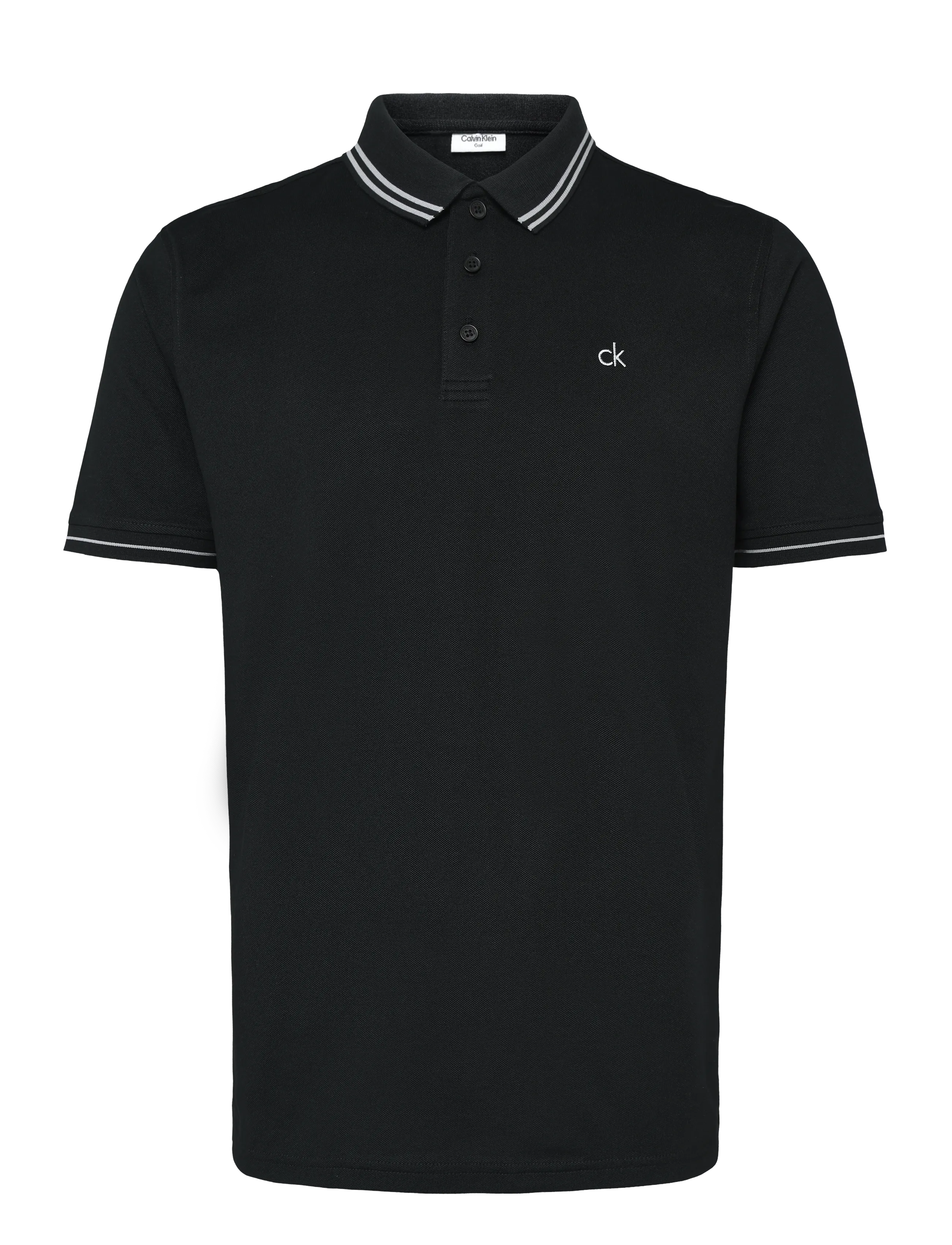 CALVIN KLEIN GOLF Archer Pique Polo Schwarz - L - Herren