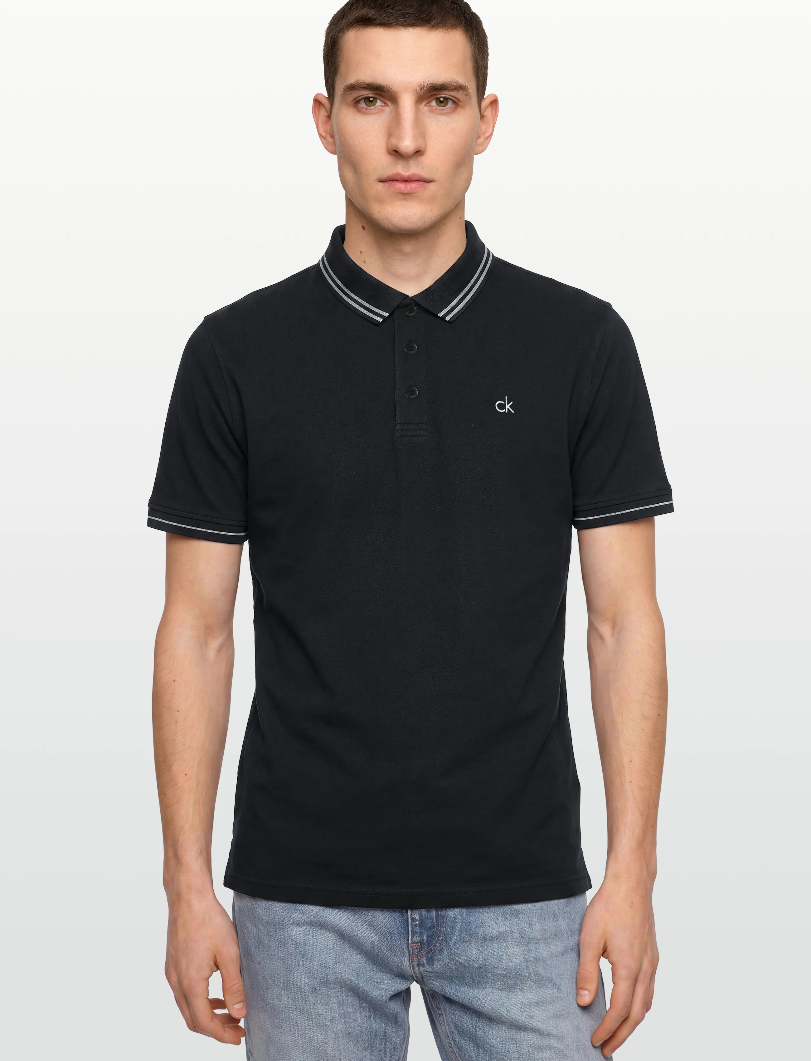 Calvin Klein Golf Archer Pique Polo pikéer herr – bild 2