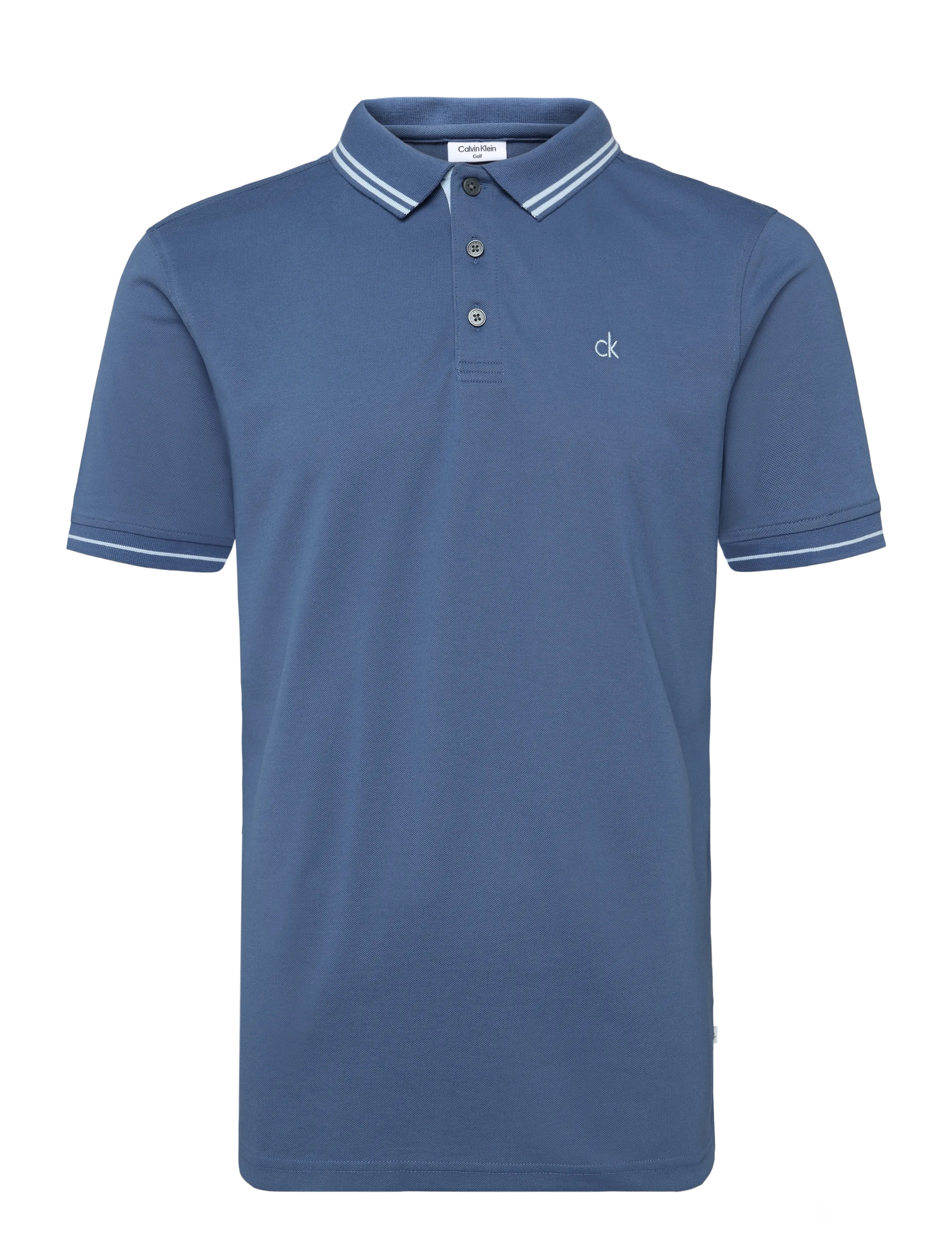 CALVIN KLEIN GOLF Archer Pique Polo Blau - M - Herren