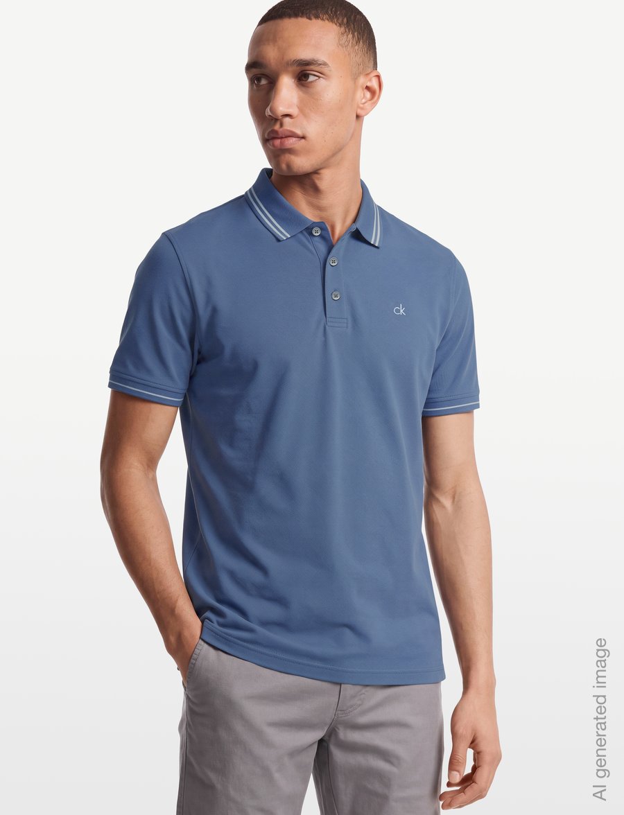 Calvin Klein Golf - ARCHER PIQUE POLO - alussärgid ja t-särgid - dnmblu - 3