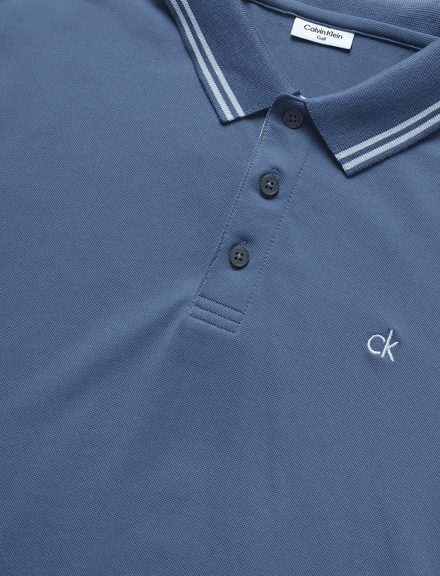 Calvin Klein Golf - ARCHER PIQUE POLO - oberteile & t-shirts - dnmblu - 2