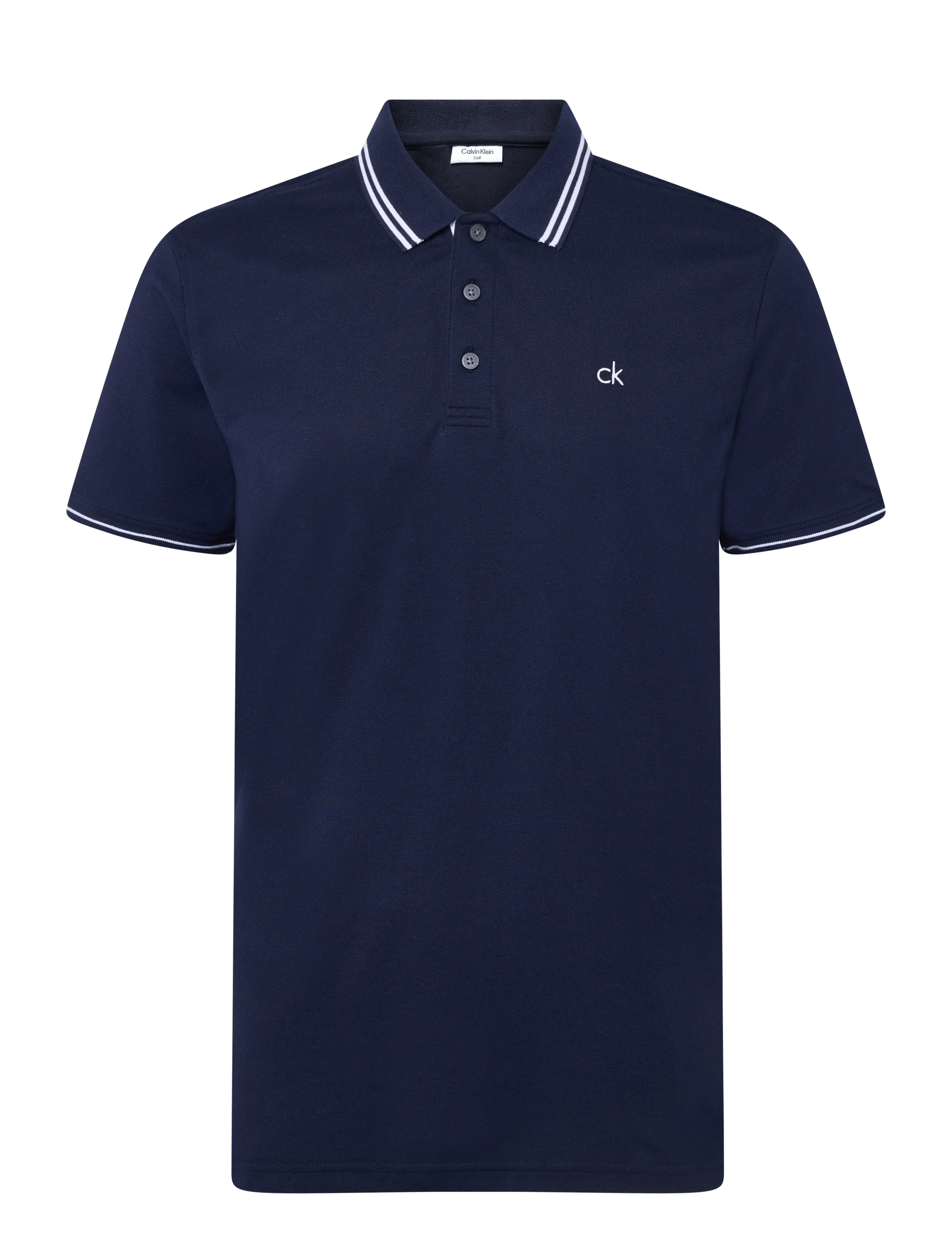 CALVIN KLEIN GOLF Archer Pique Polo Navy - M - Herren