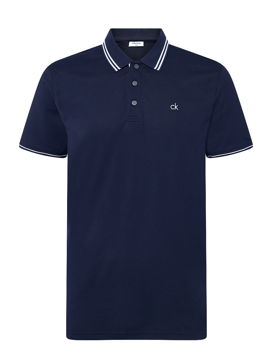 Calvin Klein Golf - ARCHER PIQUE POLO - oberteile & t-shirts - nvy - 0
