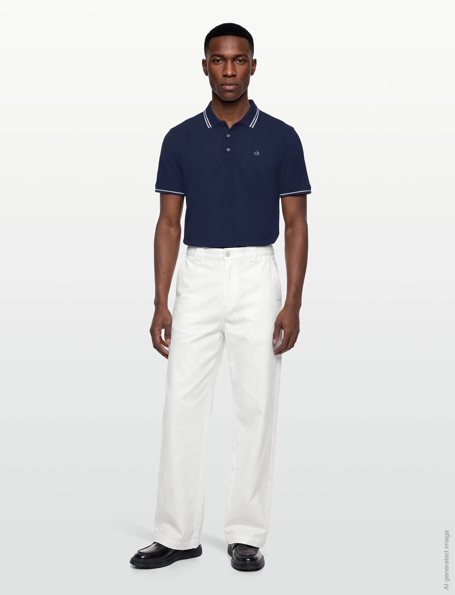 Calvin Klein Golf - ARCHER PIQUE POLO - toppar & t-shirts - nvy - 0