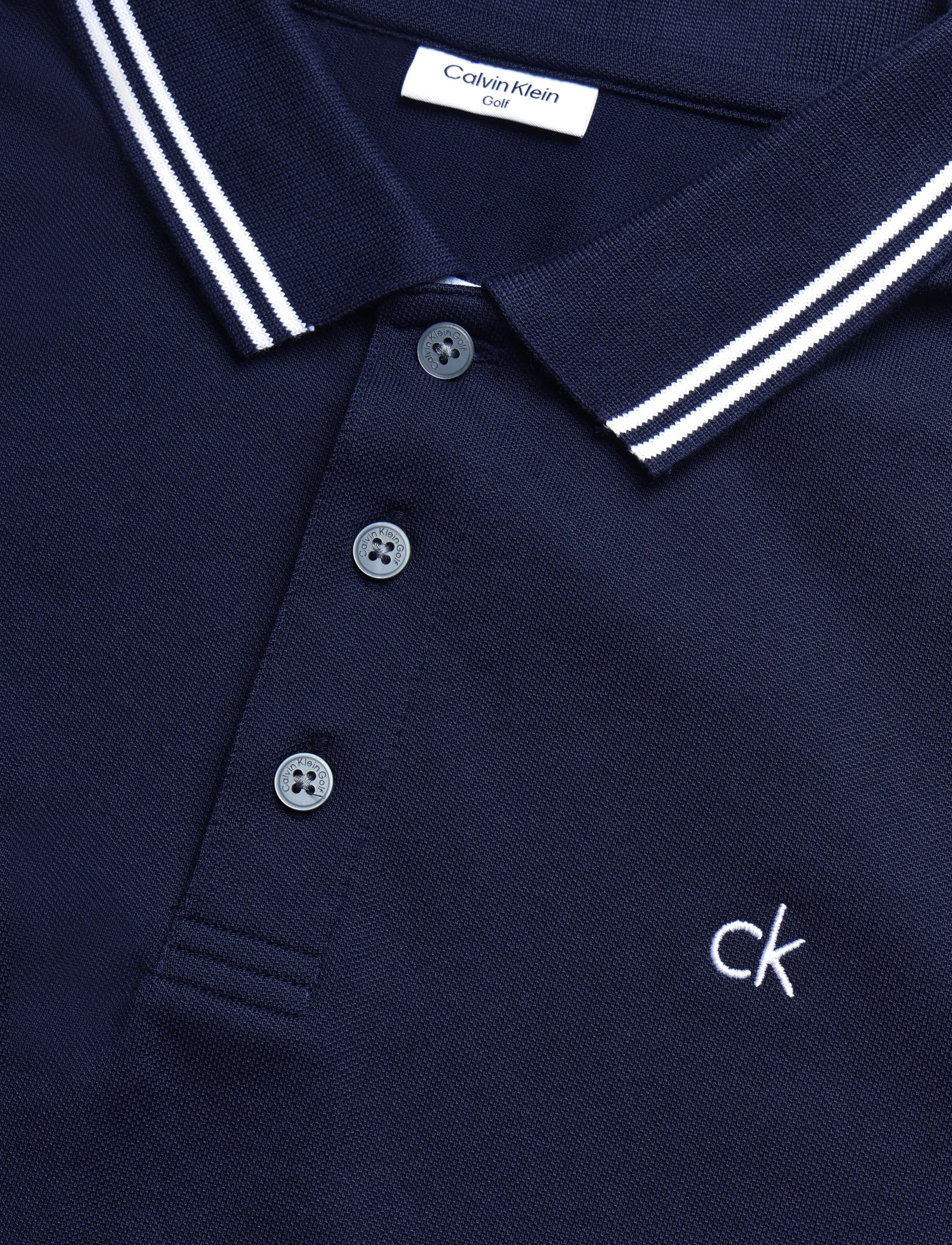 Calvin Klein Golf - ARCHER PIQUE POLO - oberteile & t-shirts - nvy - 2