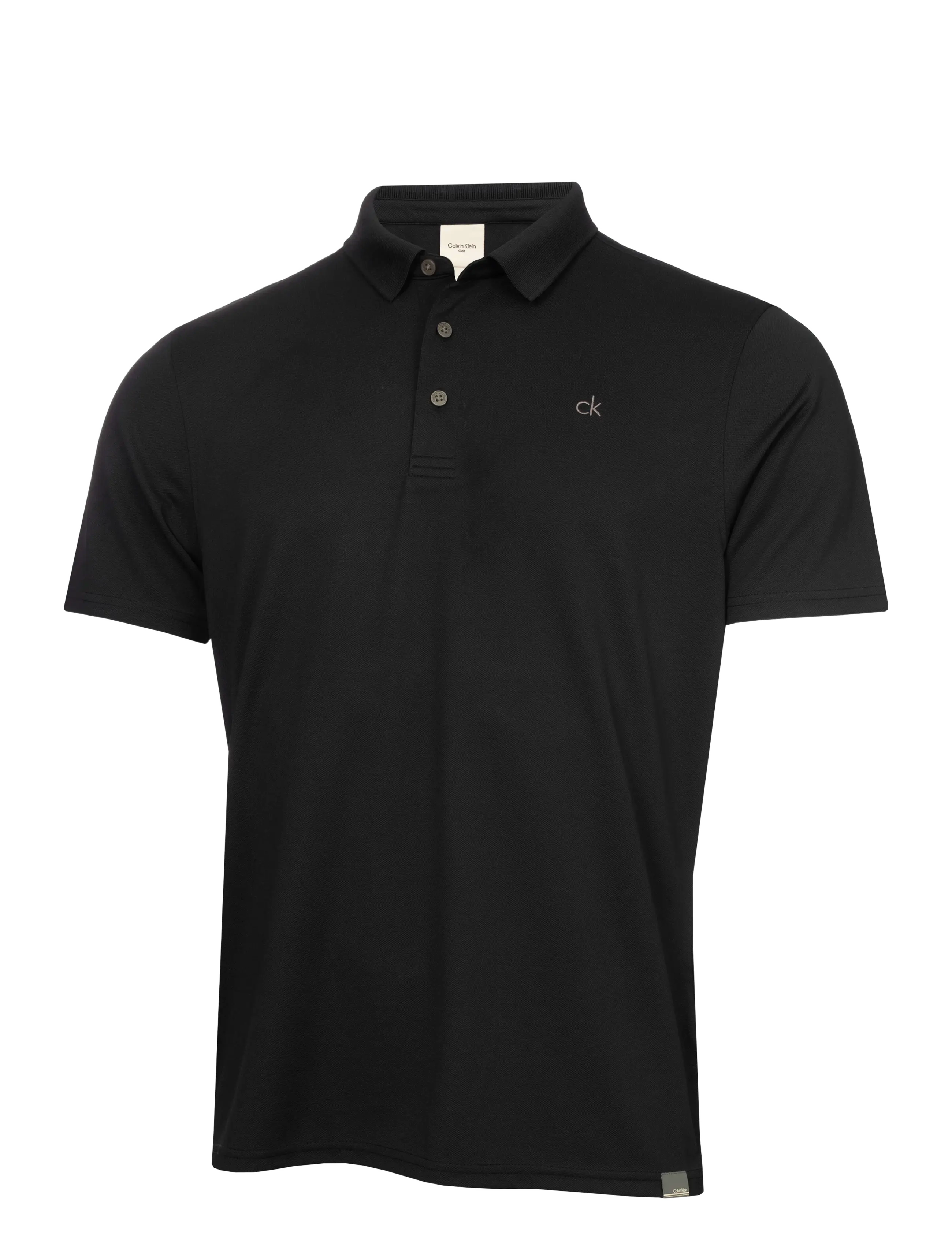 Calvin Klein Golf METRO LIQUID TOUCH POLO - Toppar & T-shirts - BLK / black