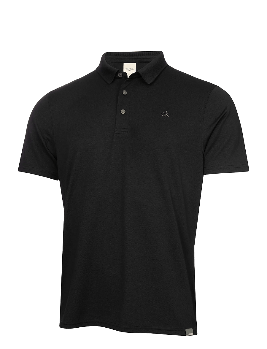 Calvin Klein Golf - METRO LIQUID TOUCH POLO - blk - 0