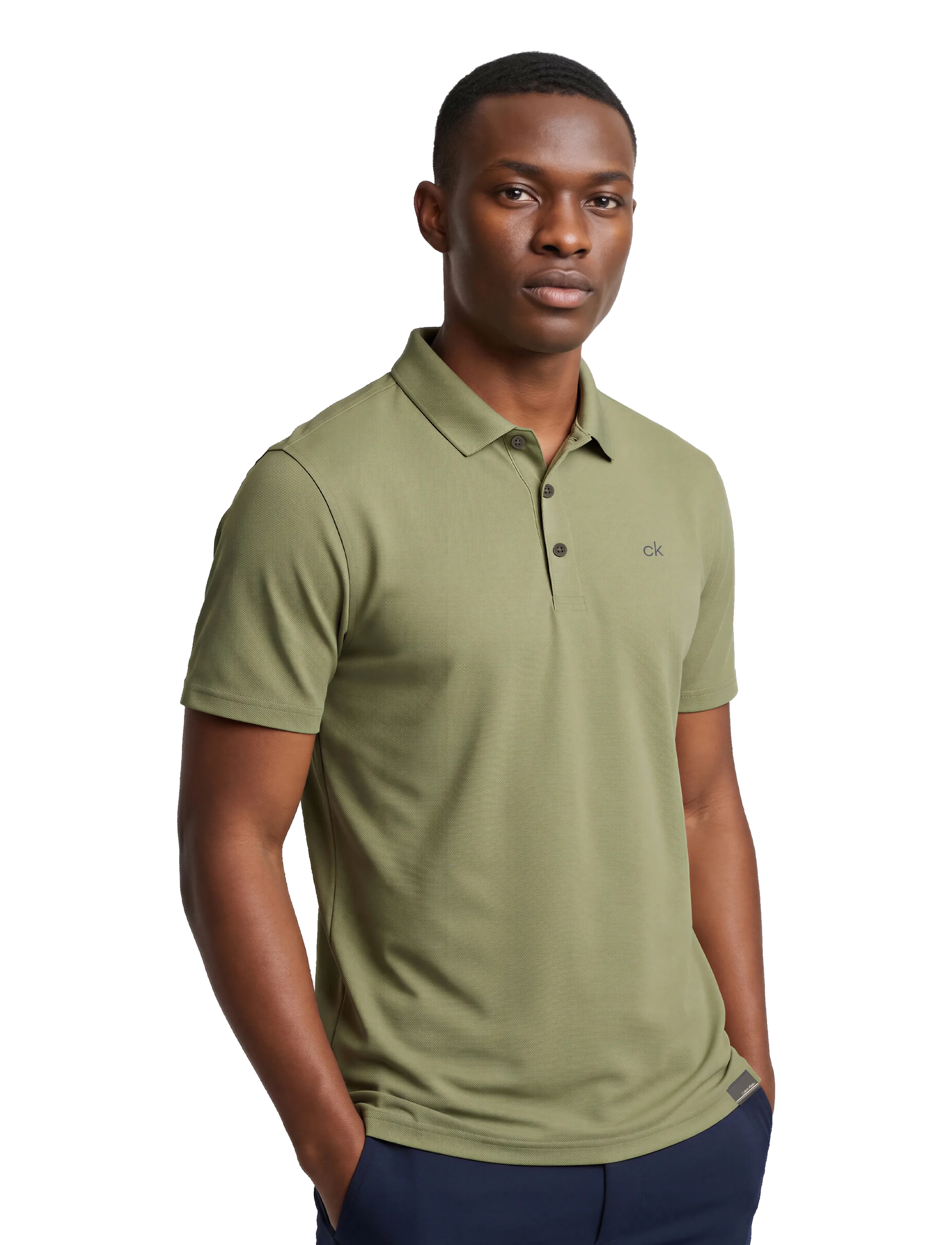 Calvin Klein Golf METRO LIQUID TOUCH POLO - Kurzärmelig - MOS / khaki/green