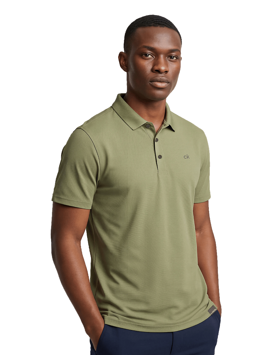 Calvin Klein Golf - METRO LIQUID TOUCH POLO - tops & t-shirts - mos - 0