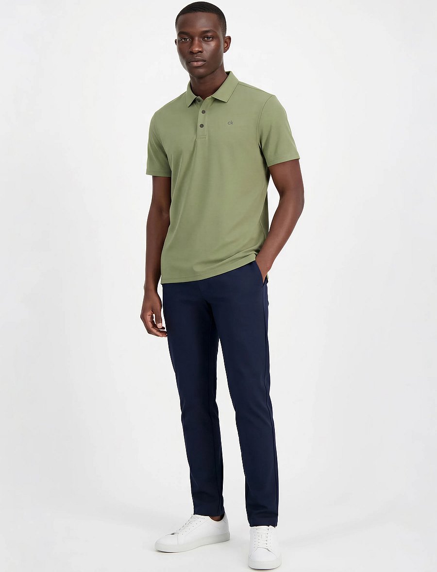 Calvin Klein Golf - METRO LIQUID TOUCH POLO - oberteile & t-shirts - mos - 4