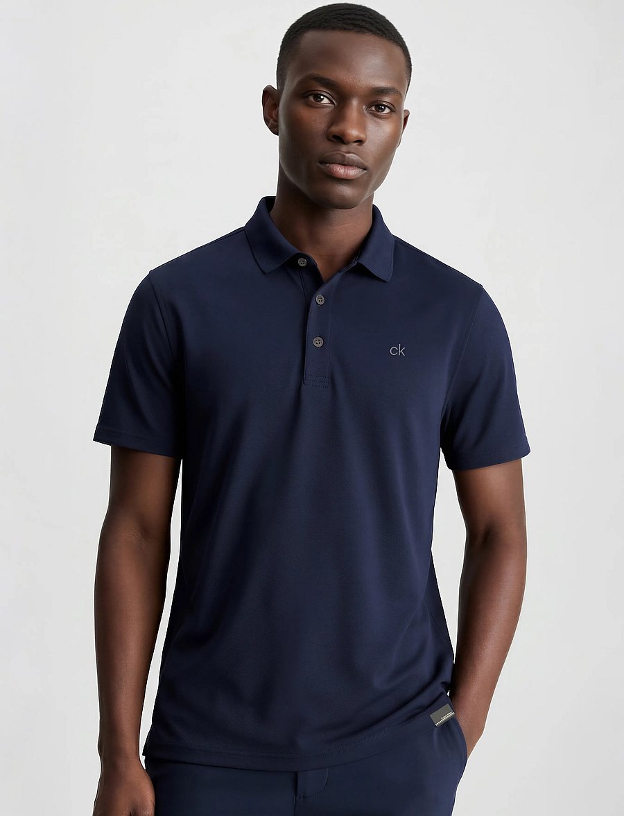 Calvin Klein Golf - METRO LIQUID TOUCH POLO - toppe & t-shirts - nvy - 0