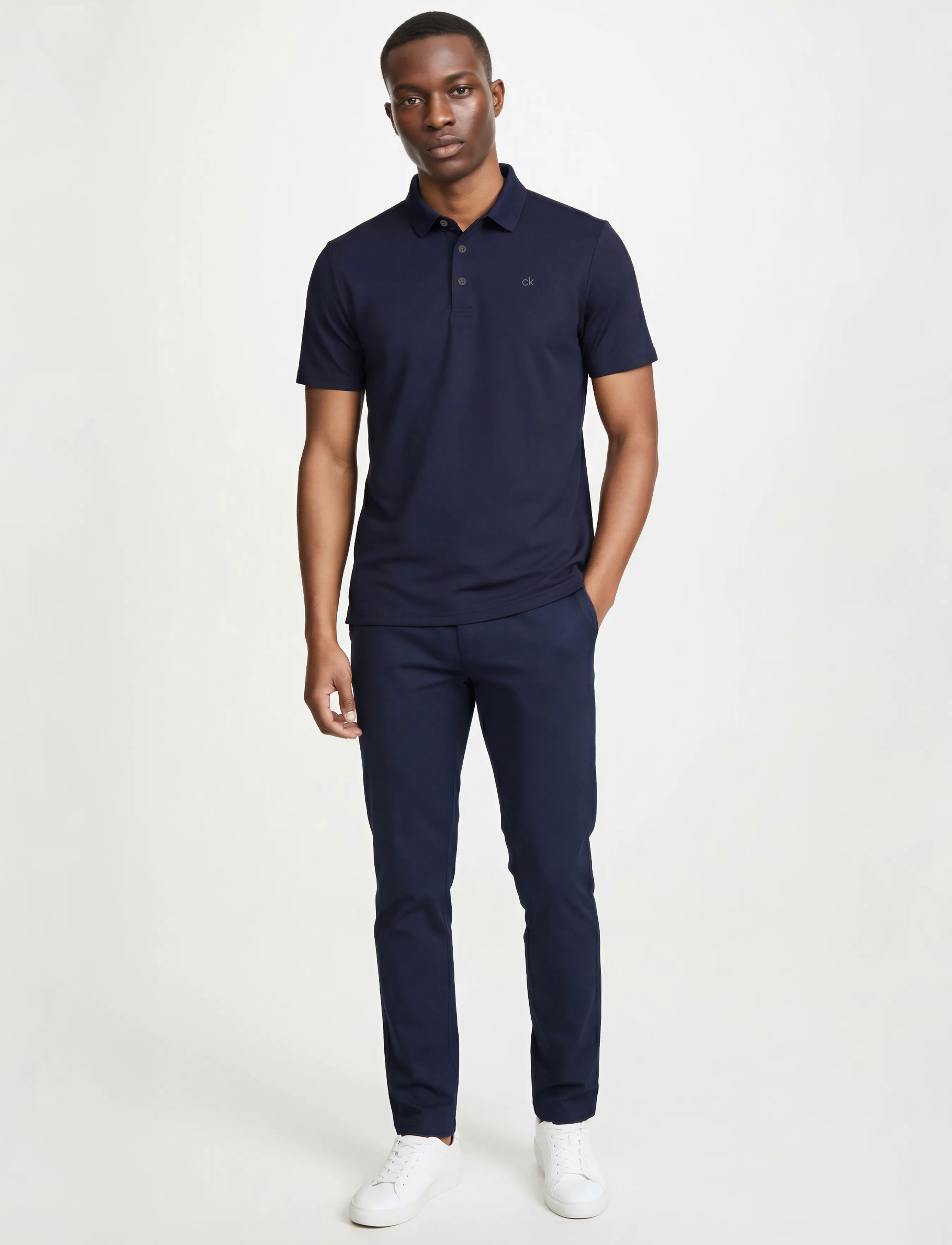 Calvin Klein Golf - METRO LIQUID TOUCH POLO - toppe & t-shirts - nvy - 3
