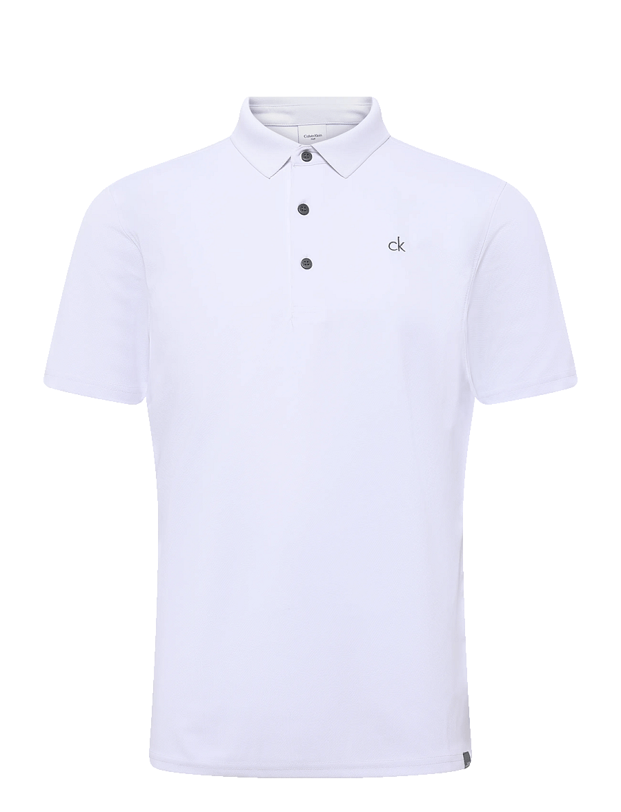 Calvin Klein Golf - METRO LIQUID TOUCH POLO - toppe & t-shirts - wht - 1