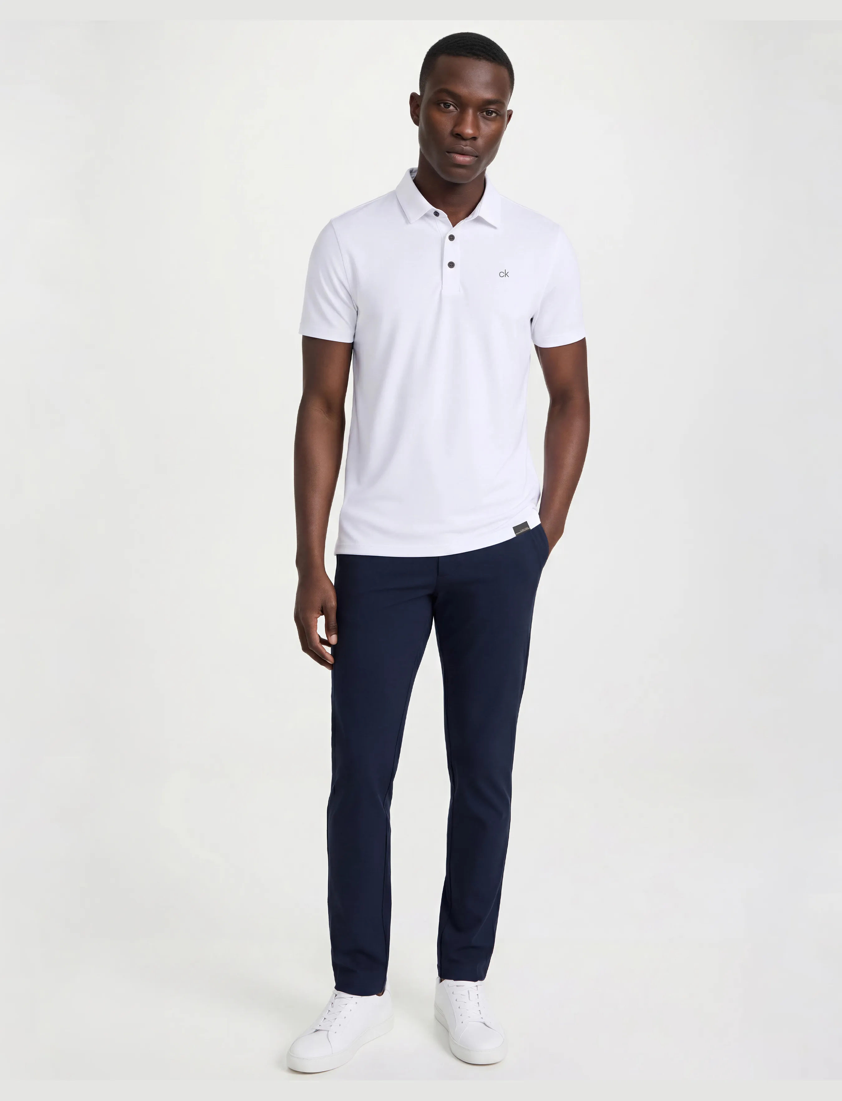 Calvin Klein Golf - METRO LIQUID TOUCH POLO - wht - 5