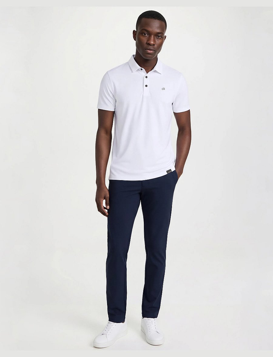 Calvin Klein Golf - METRO LIQUID TOUCH POLO - wht - 5
