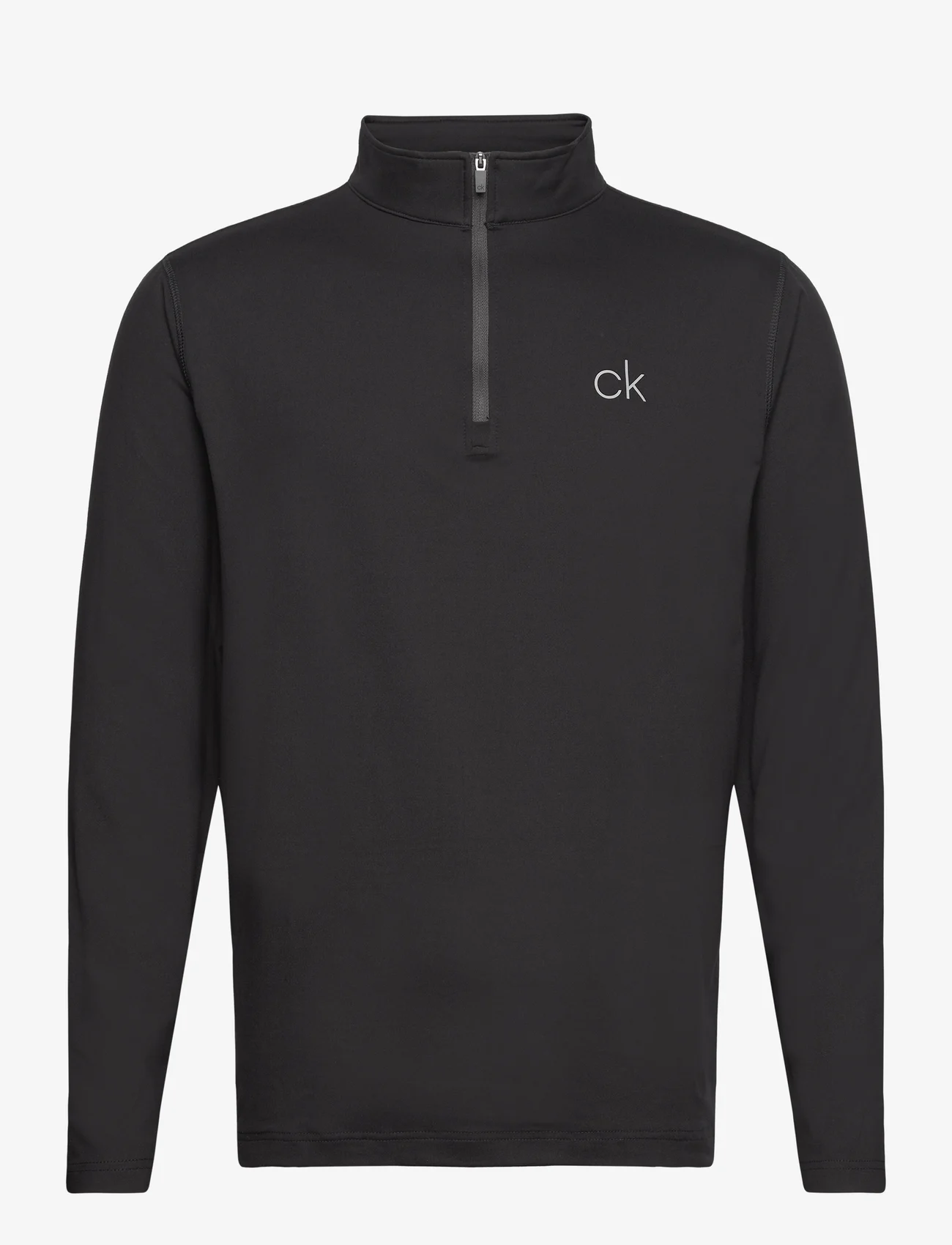 Calvin Klein Golf - NEWPORT HALF ZIP - teddy sweaters - black - 0