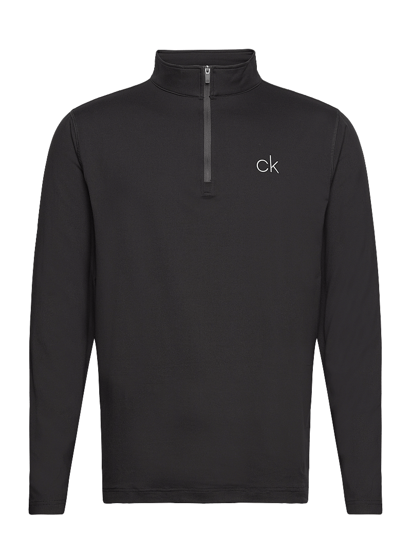 Calvin Klein Golf - NEWPORT HALF ZIP - fleece og mellemlag - black - 1