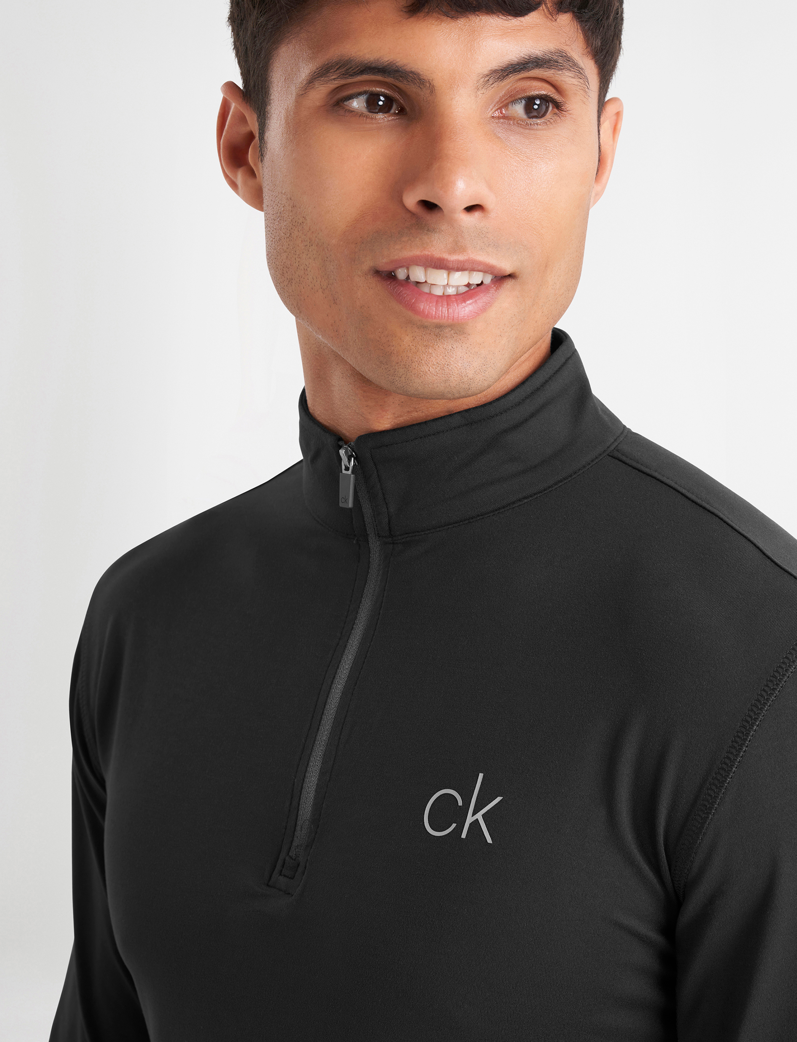 Calvin Klein Golf - NEWPORT HALF ZIP - fleece & midlayer - black - 4