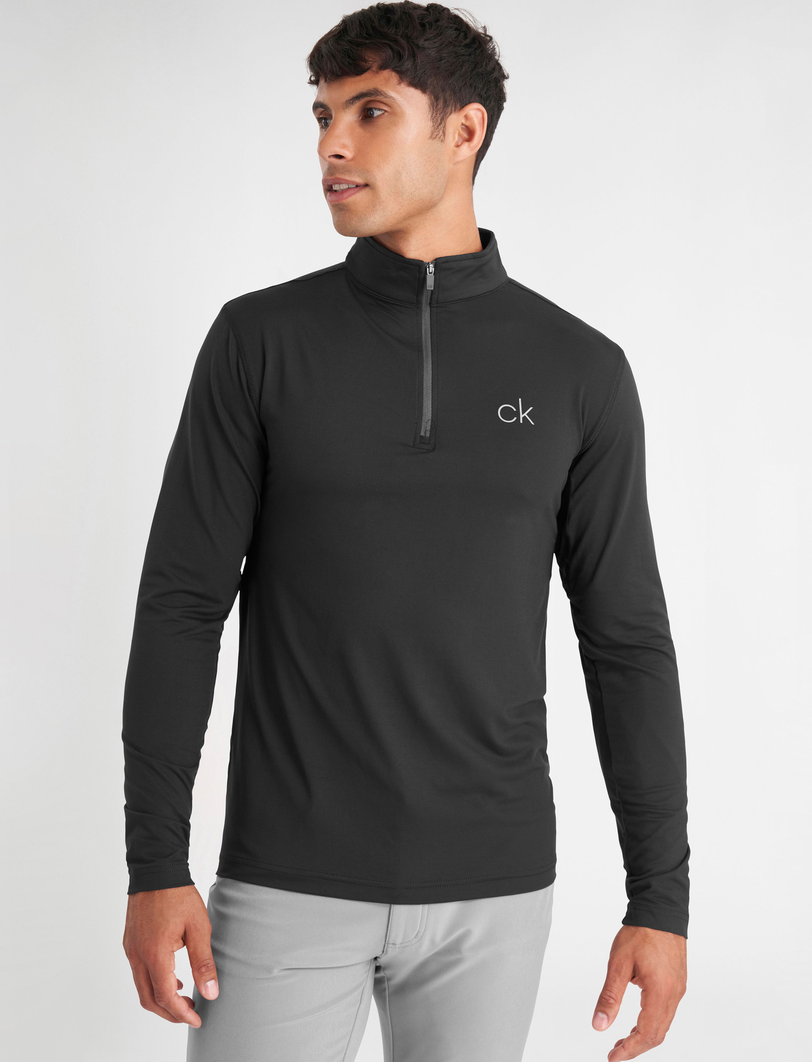 Calvin Klein Golf - NEWPORT HALF ZIP - fleece - black - 5