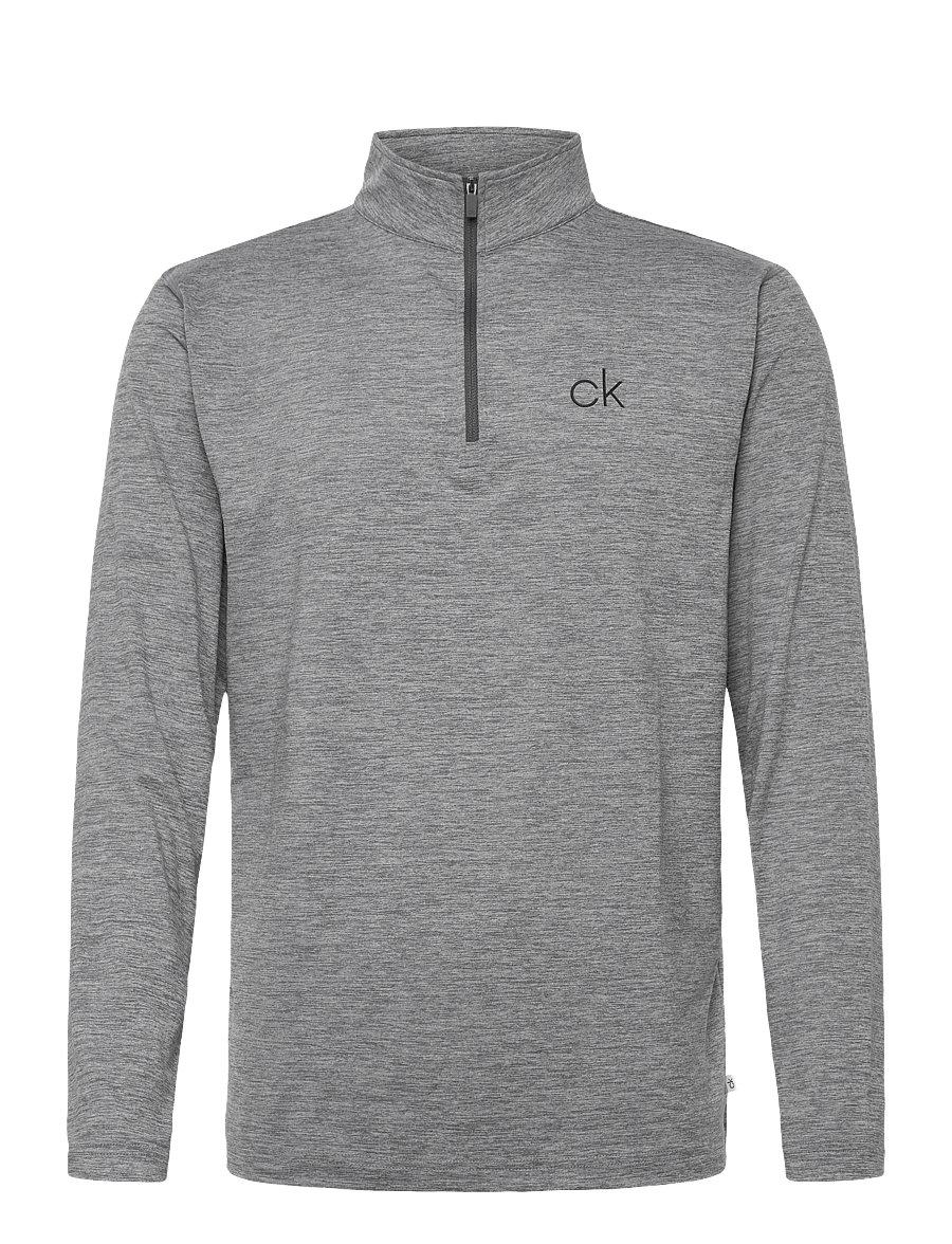 Calvin Klein Golf - NEWPORT HALF ZIP - kampsunid ja vahekihid - silver - 0