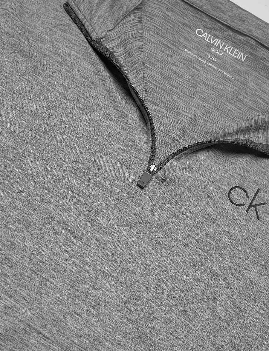 Calvin Klein Golf - NEWPORT HALF ZIP - kampsunid ja vahekihid - silver - 2