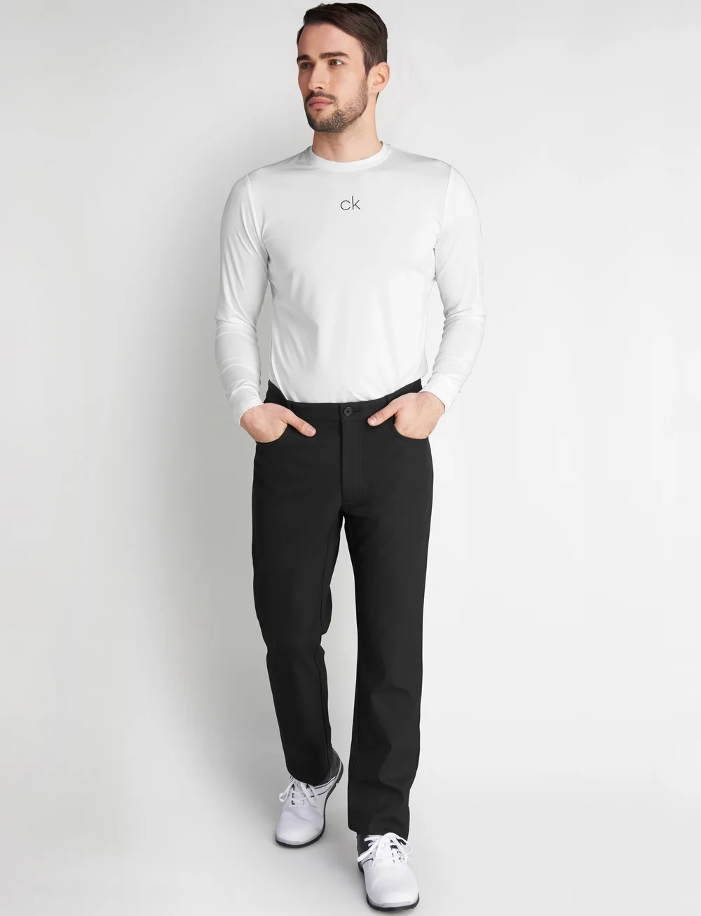 BASELAYER WITH CK CHEST PRINT