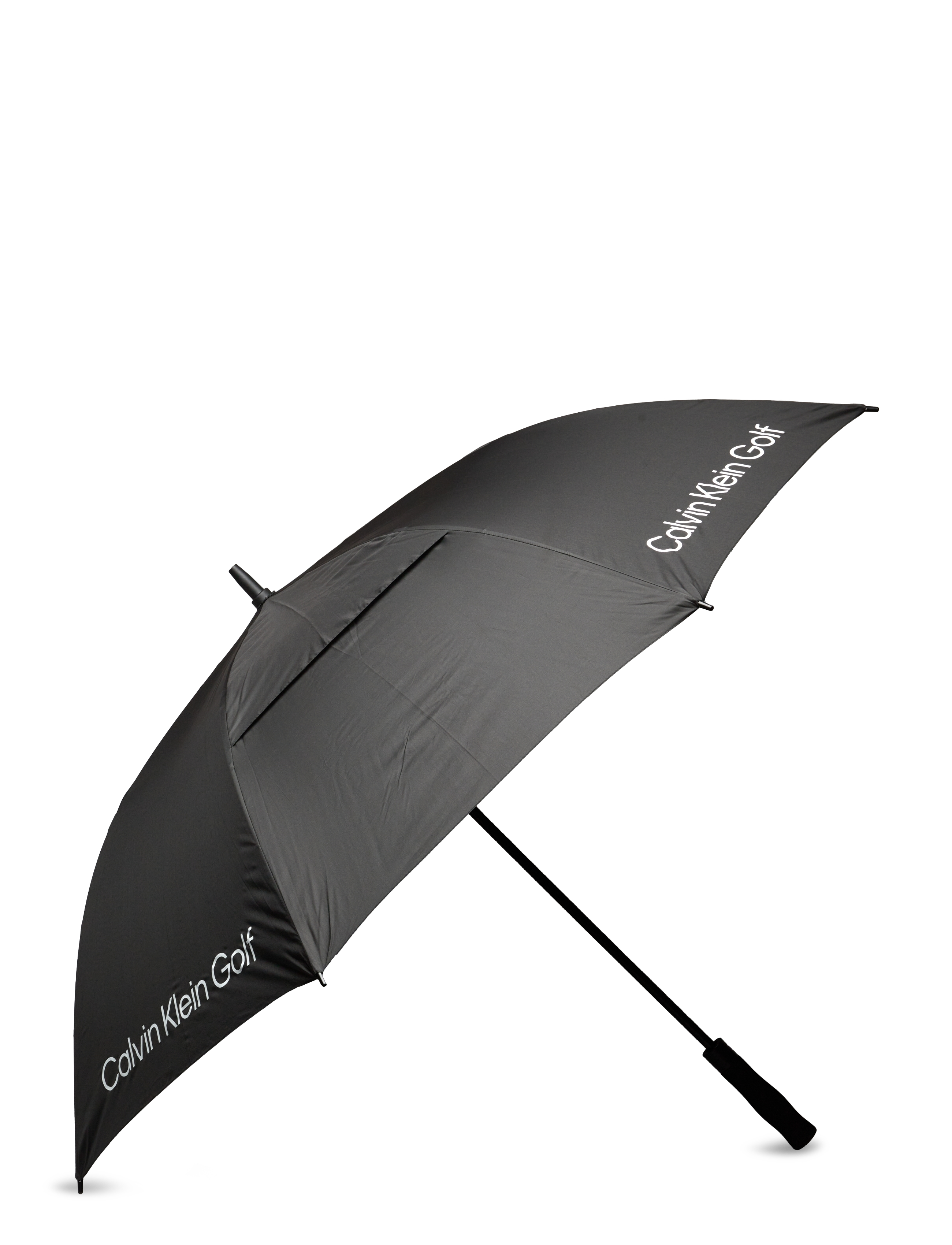 CALVIN KLEIN GOLF Solid Colour Vented Regenschirm Schwarz - One Size - Herren