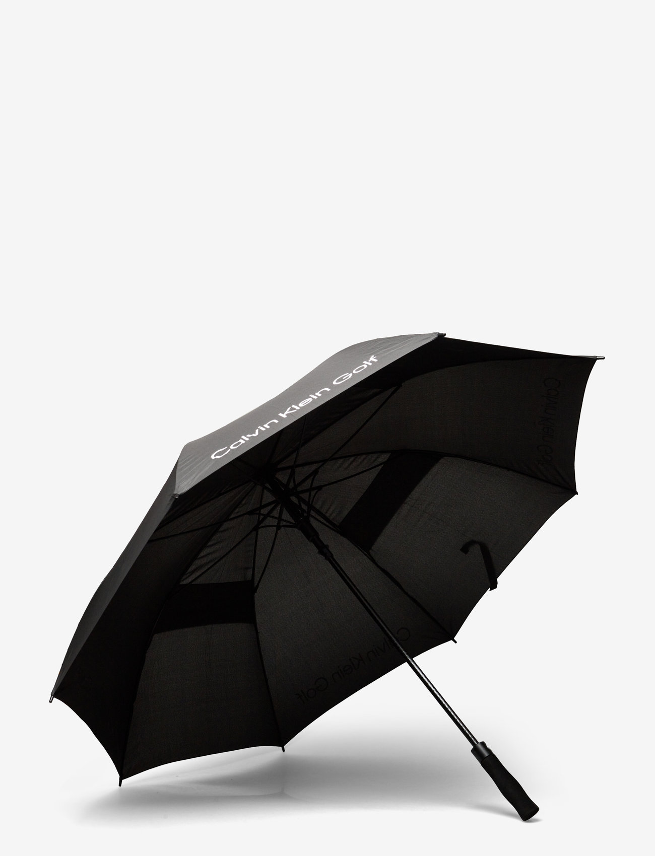 Calvin Klein Golf - SOLID COLOUR VENTED UMBRELLA - laveste priser - black - 1