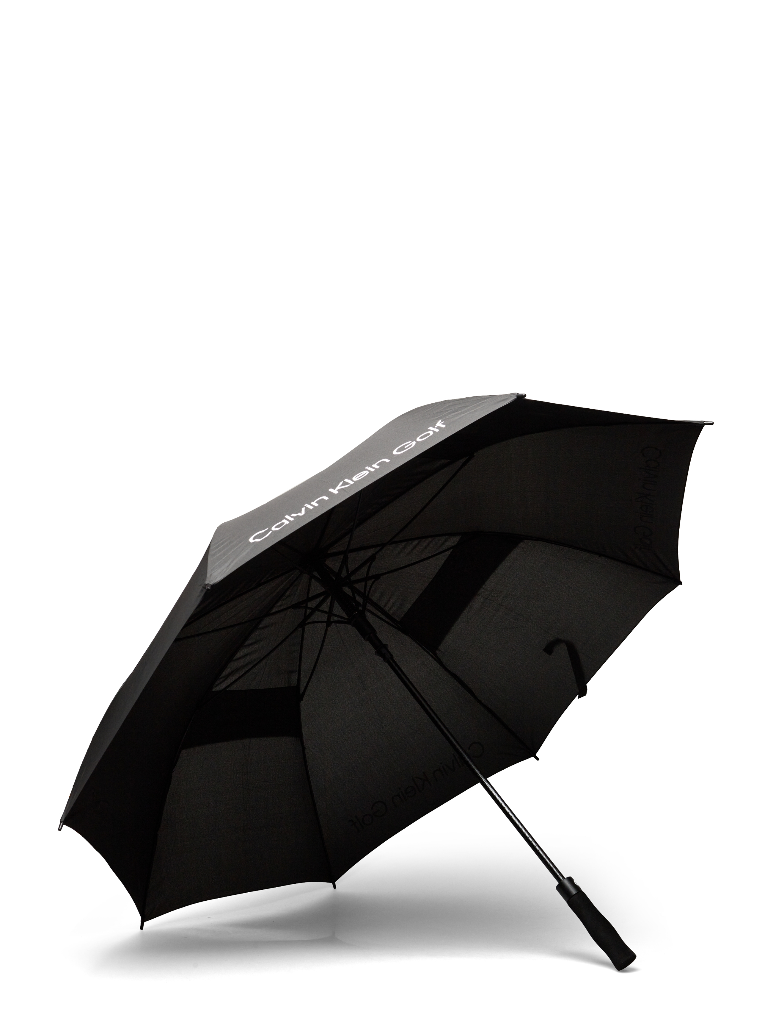 Calvin Klein Golf - SOLID COLOUR VENTED UMBRELLA - Équipement de golf - black - 1