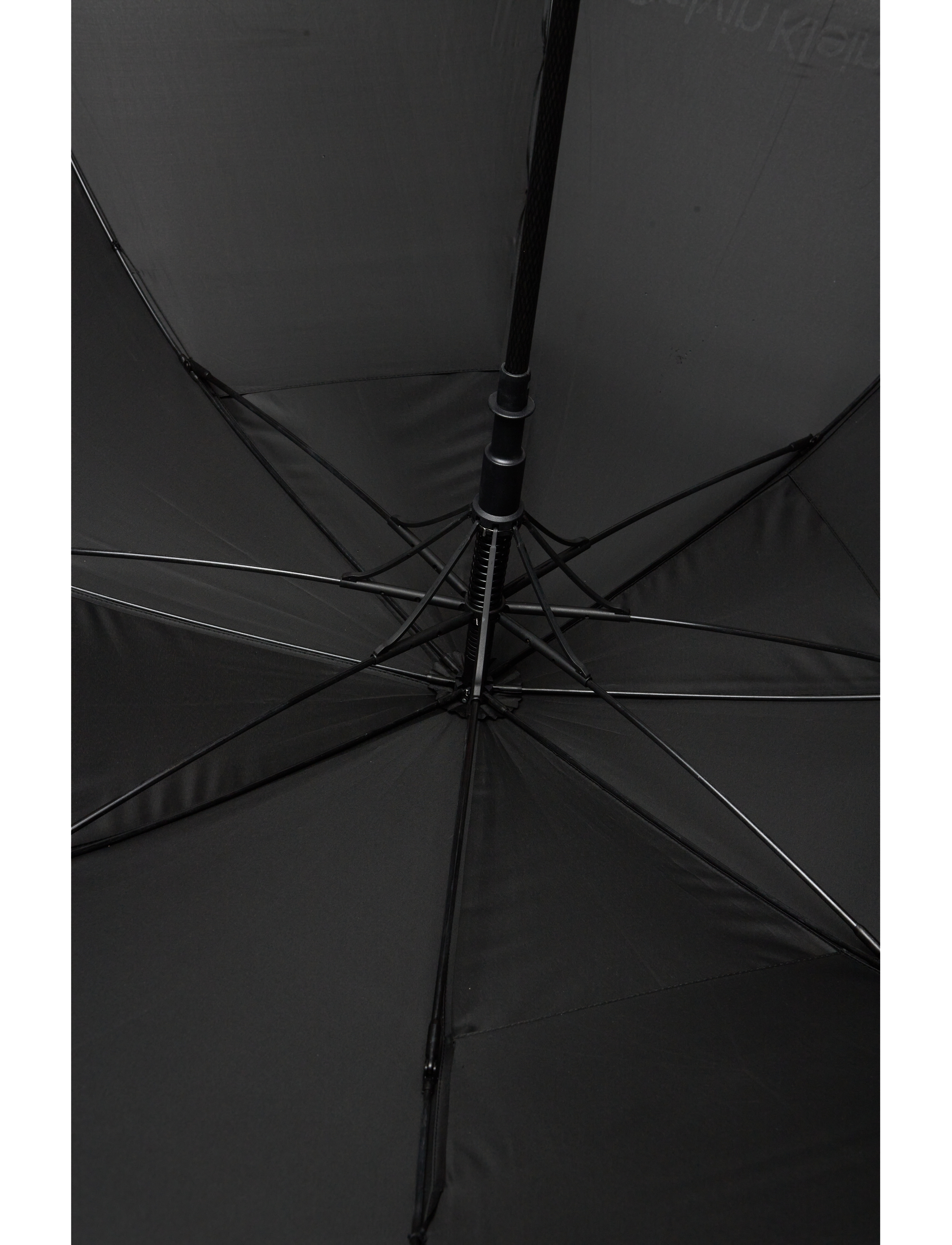 Calvin Klein Golf - SOLID COLOUR VENTED UMBRELLA - Équipement de golf - black - 2