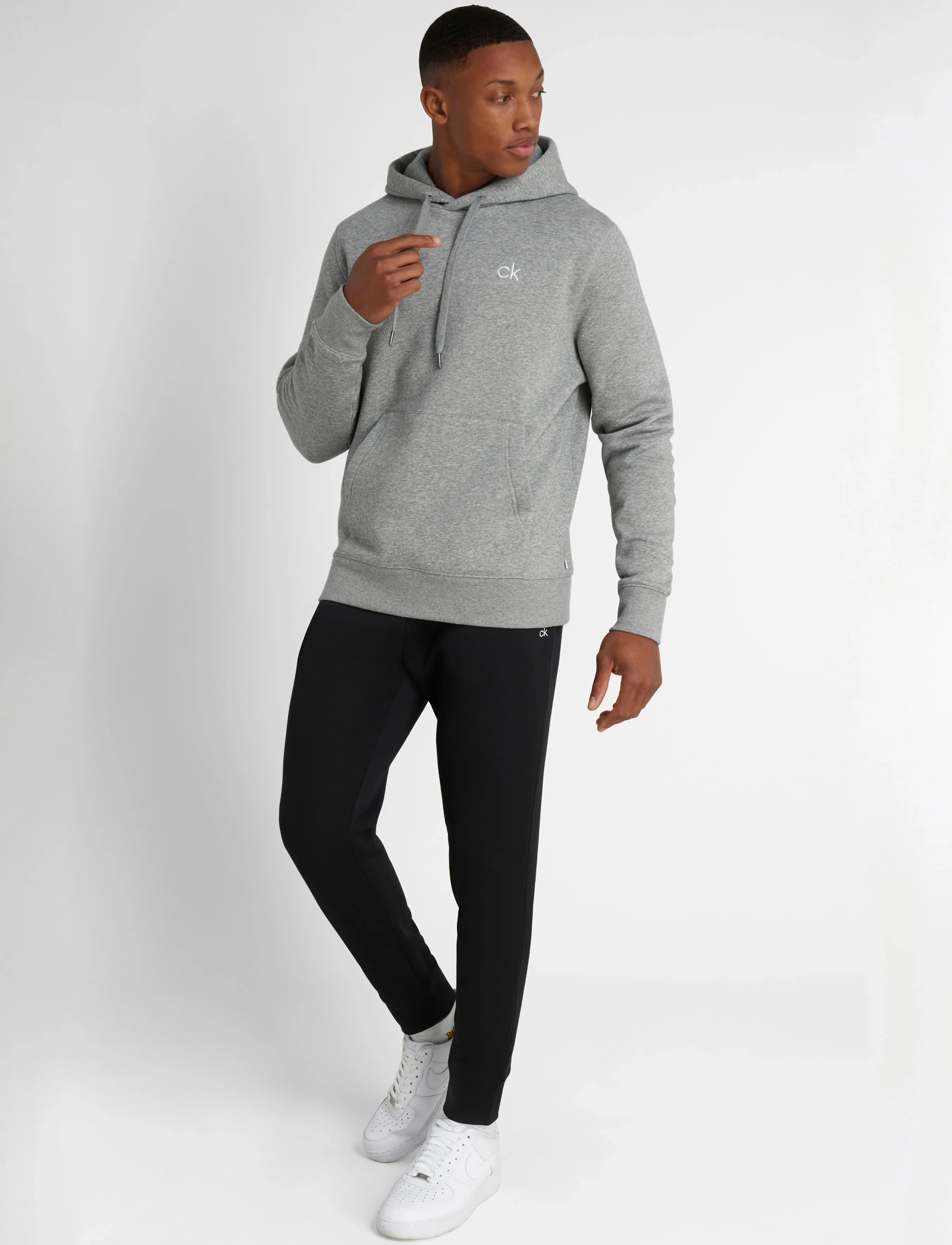 Calvin Klein Golf - PLANET HOODIE - oberteile - greymarl - 3