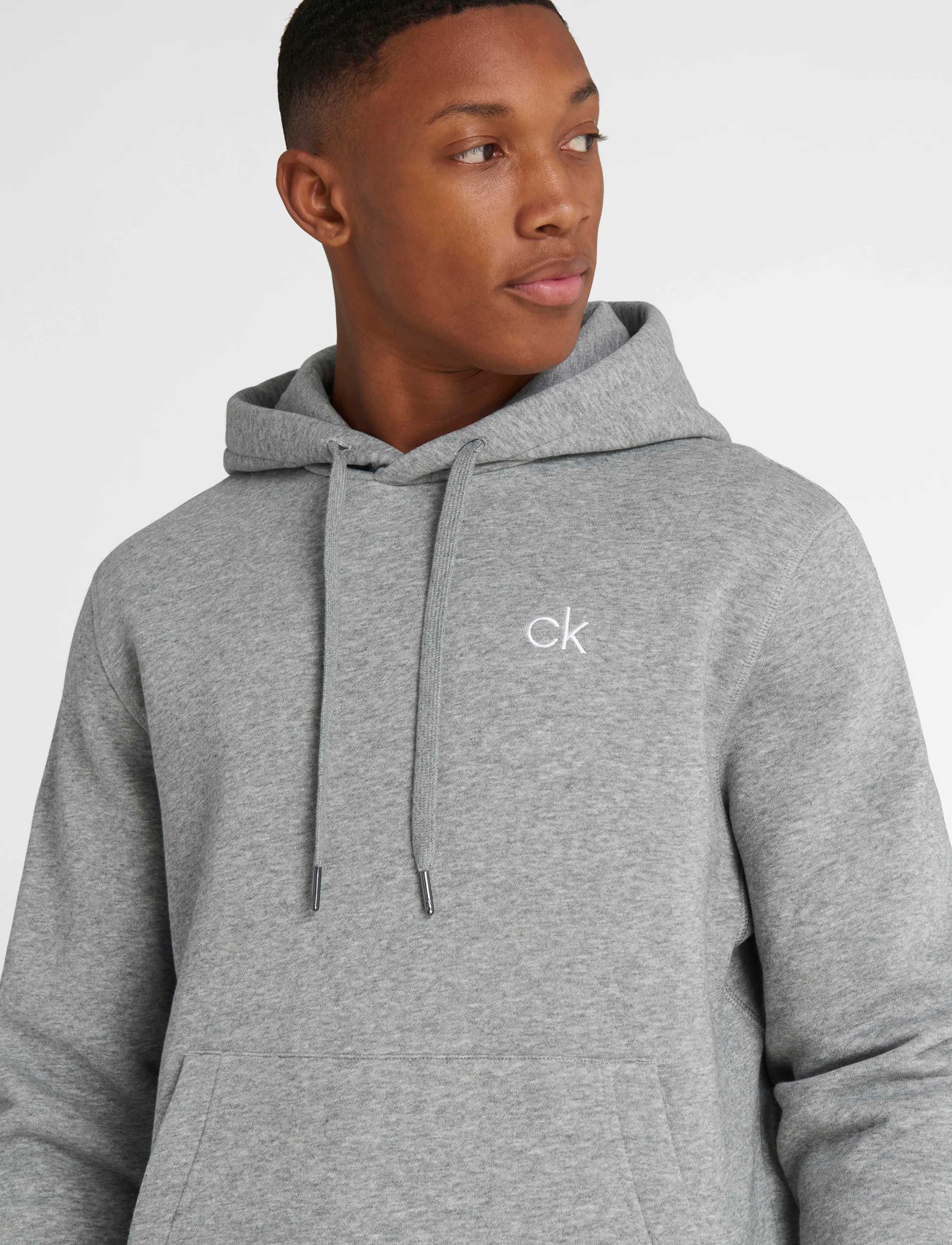 Calvin Klein Golf - PLANET HOODIE - oberteile - greymarl - 4
