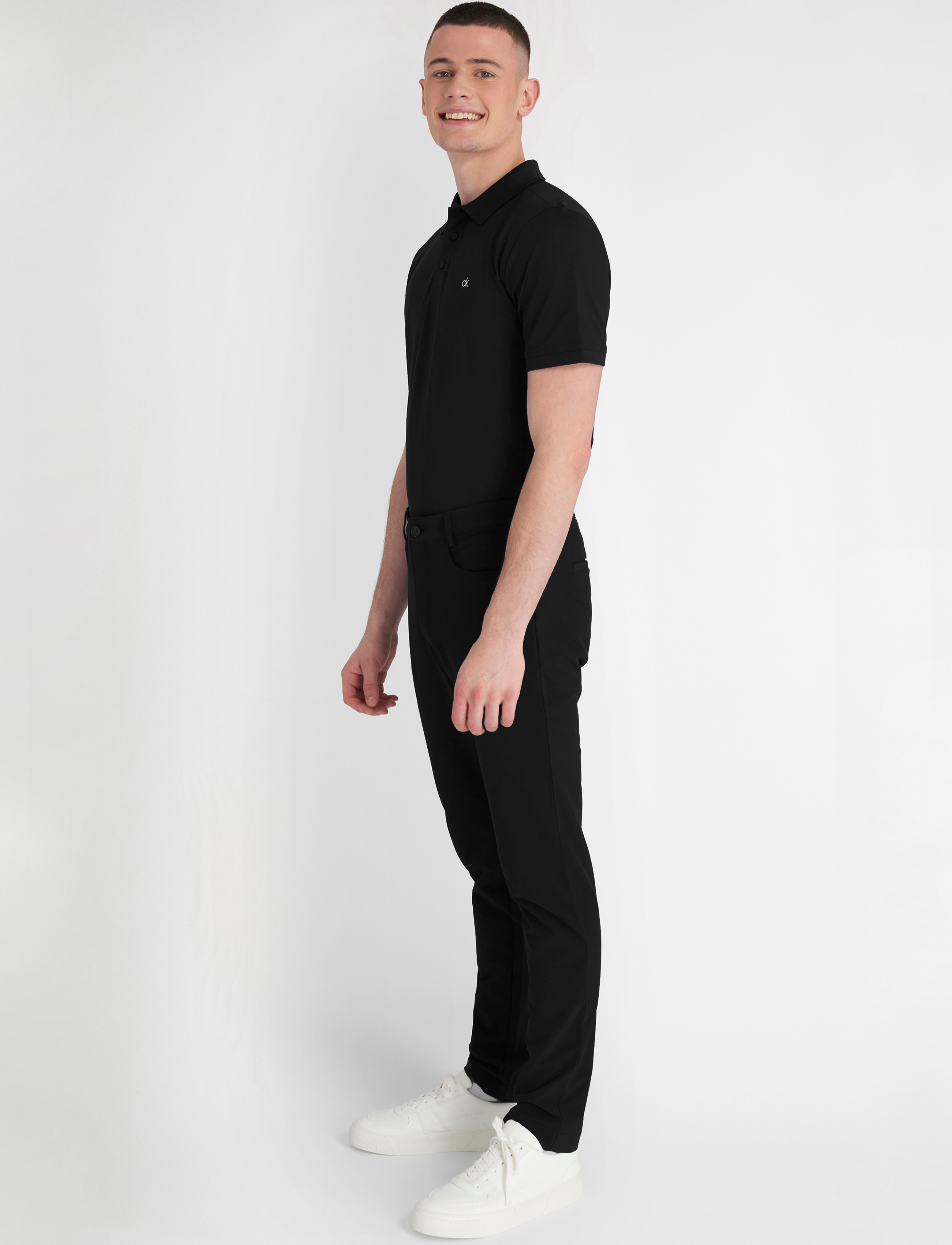 Calvin Klein Golf - PLANET POLO - toppe & t-shirts - black - 3