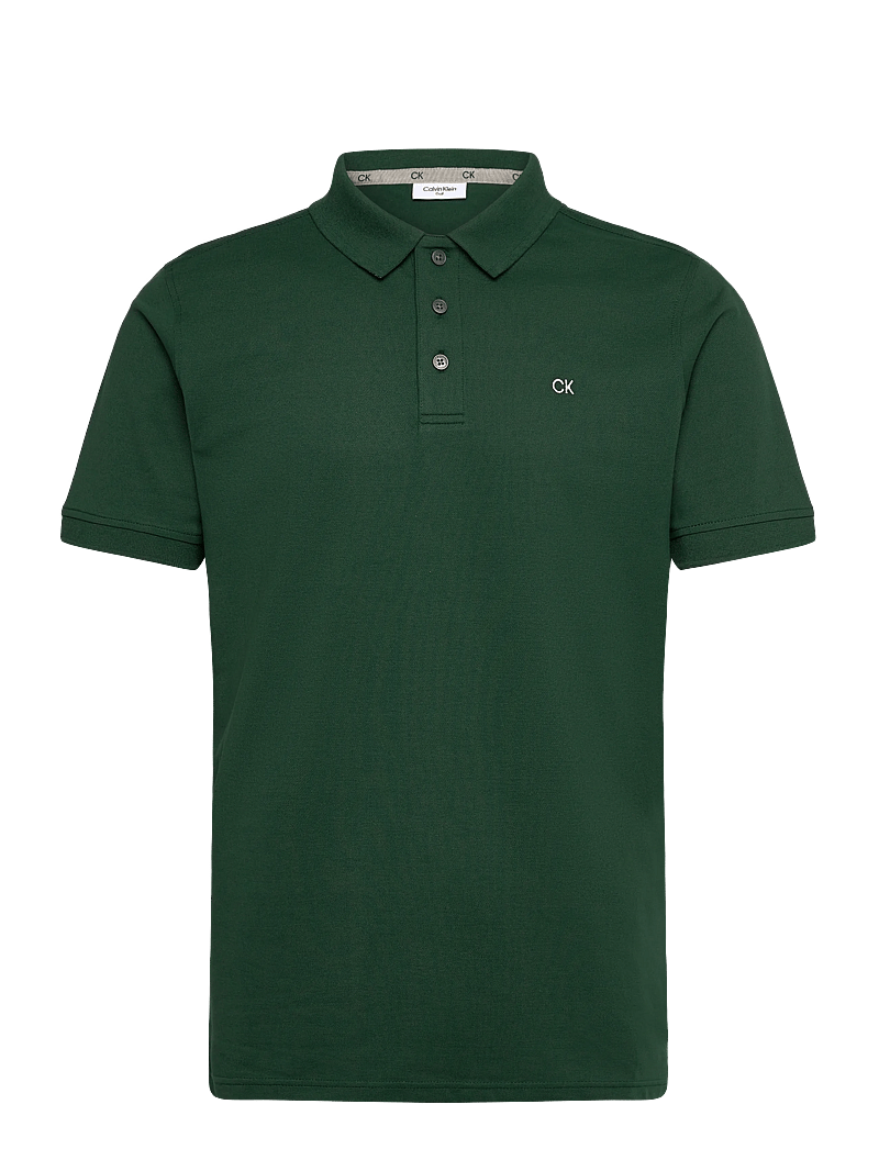 Calvin Klein Golf - PLANET POLO - tops & t-shirts - bottle green - 0